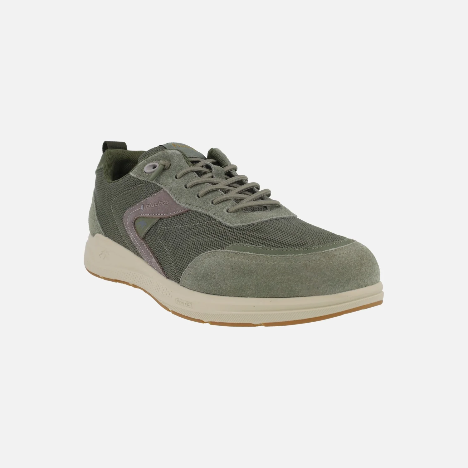 Zapatos deportivos para hombre en combinado de tejido y serraje línea TRENTO - Image 8