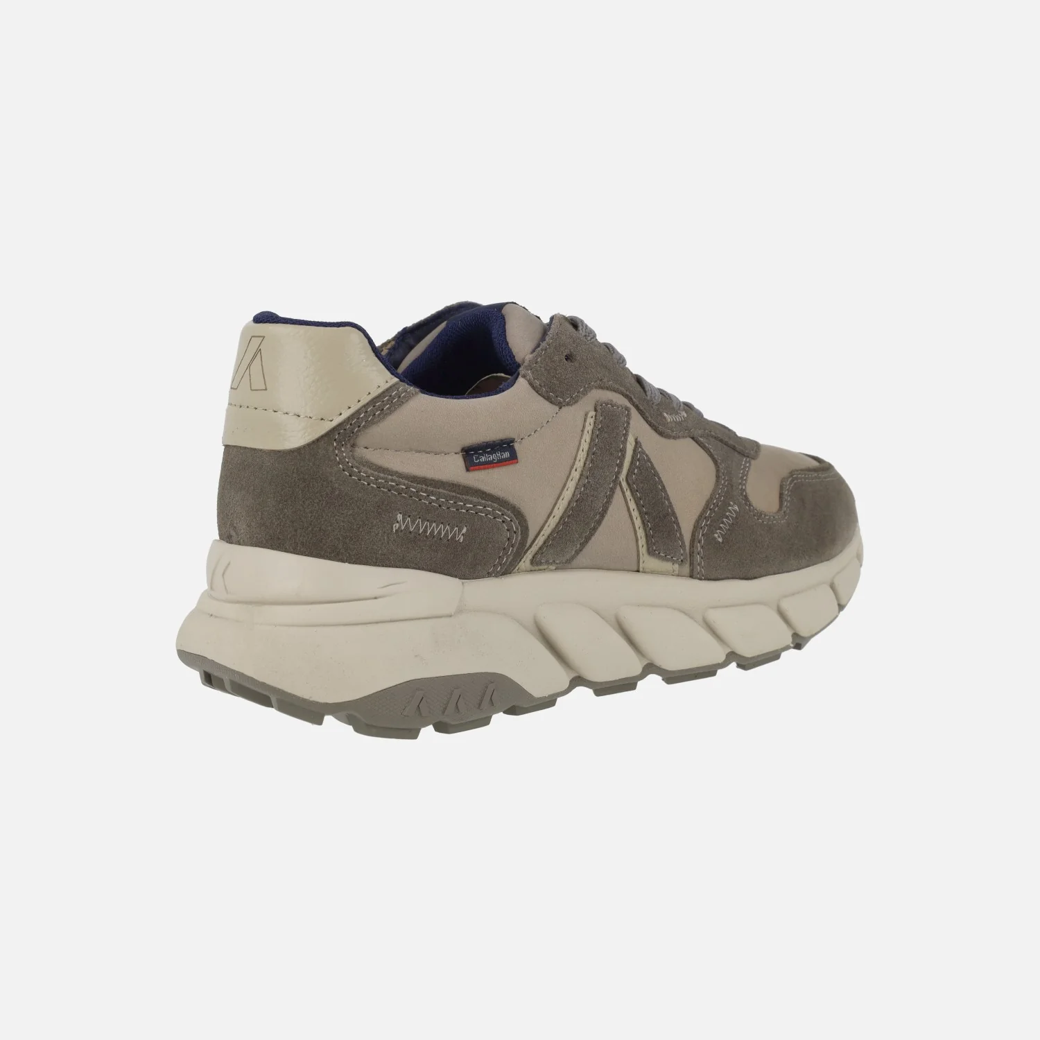 Zapatos deportivos para hombre en combinado taupe Rocker - Image 3