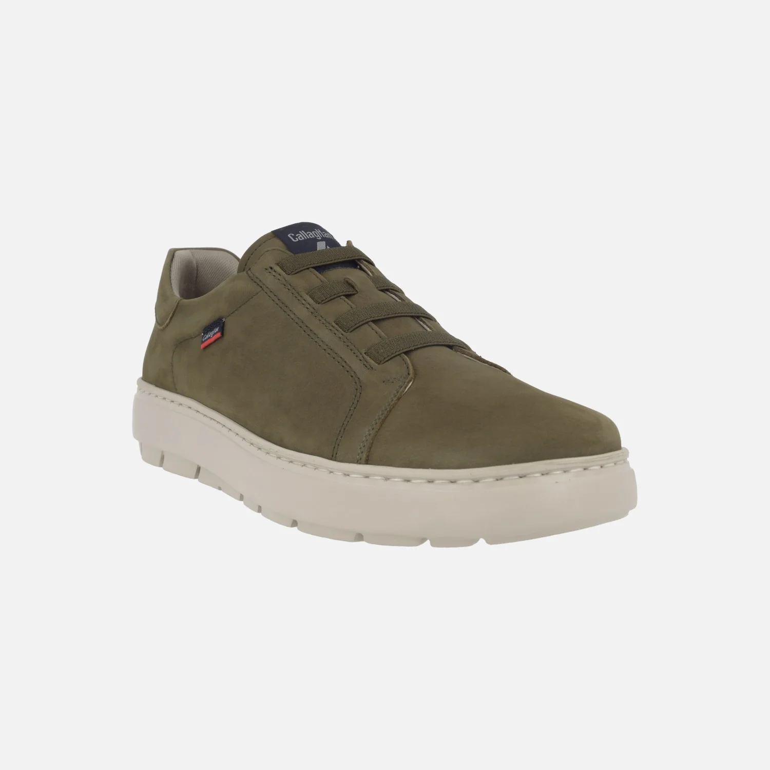 Zapatos deportivos para hombre en nobuck con elásticos Adaptable - Image 2