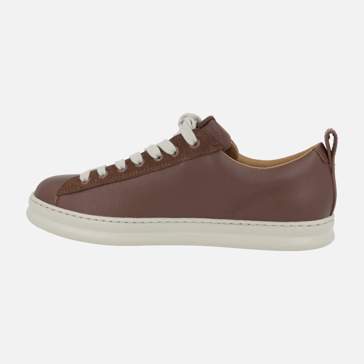 Zapatos deportivos para hombre en piel marrón modelo Runner - Image 3