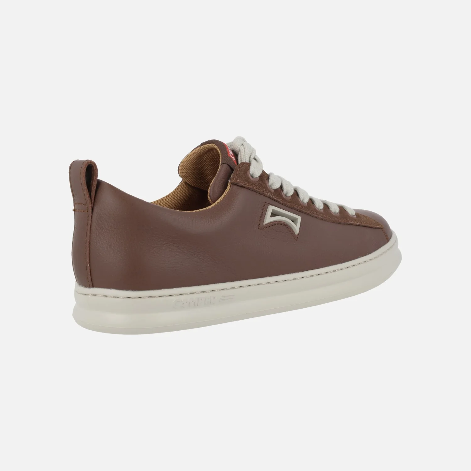 Zapatos deportivos para hombre en piel marrón modelo Runner - Image 4
