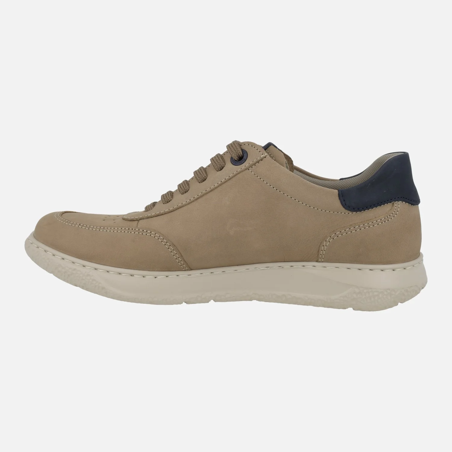 Zapatos deportivos para hombre en piel nobuck con cordones - Image 3