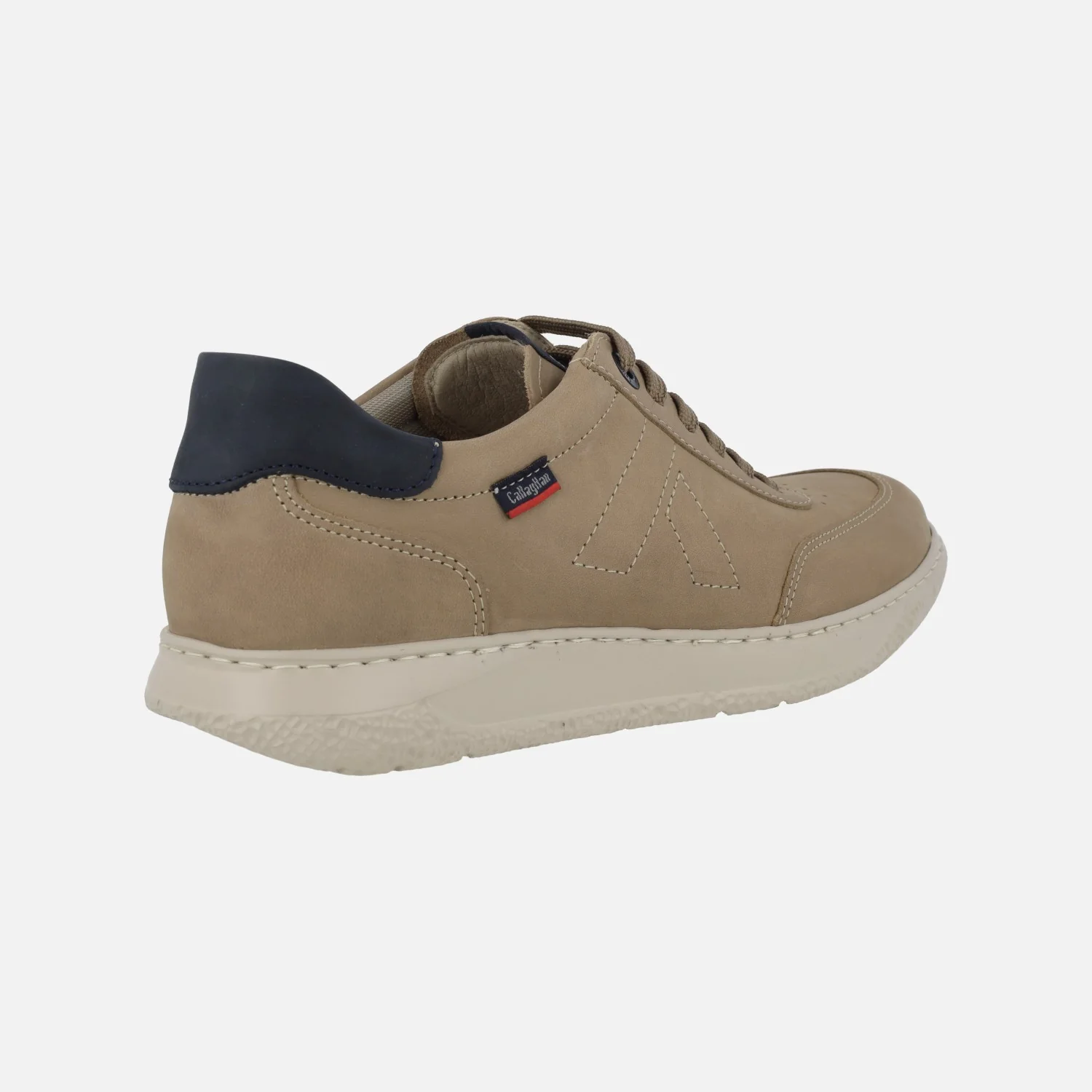 Zapatos deportivos para hombre en piel nobuck con cordones - Image 4