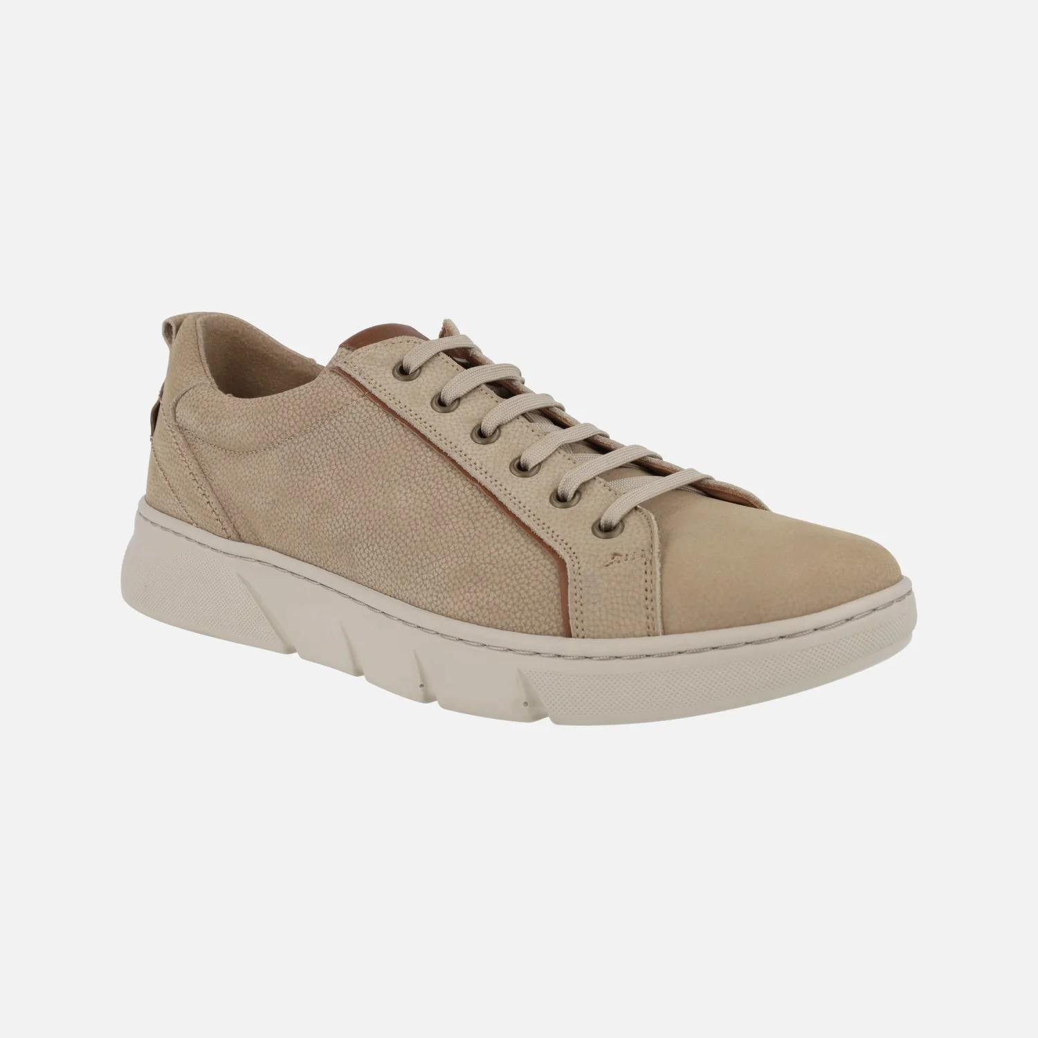 Zapatos deportivos para hombre en piel nobuck con cordones - Image 2