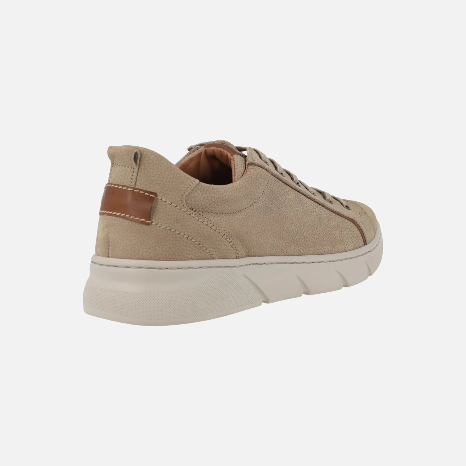 Zapatos deportivos para hombre en piel nobuck con cordones - Image 4