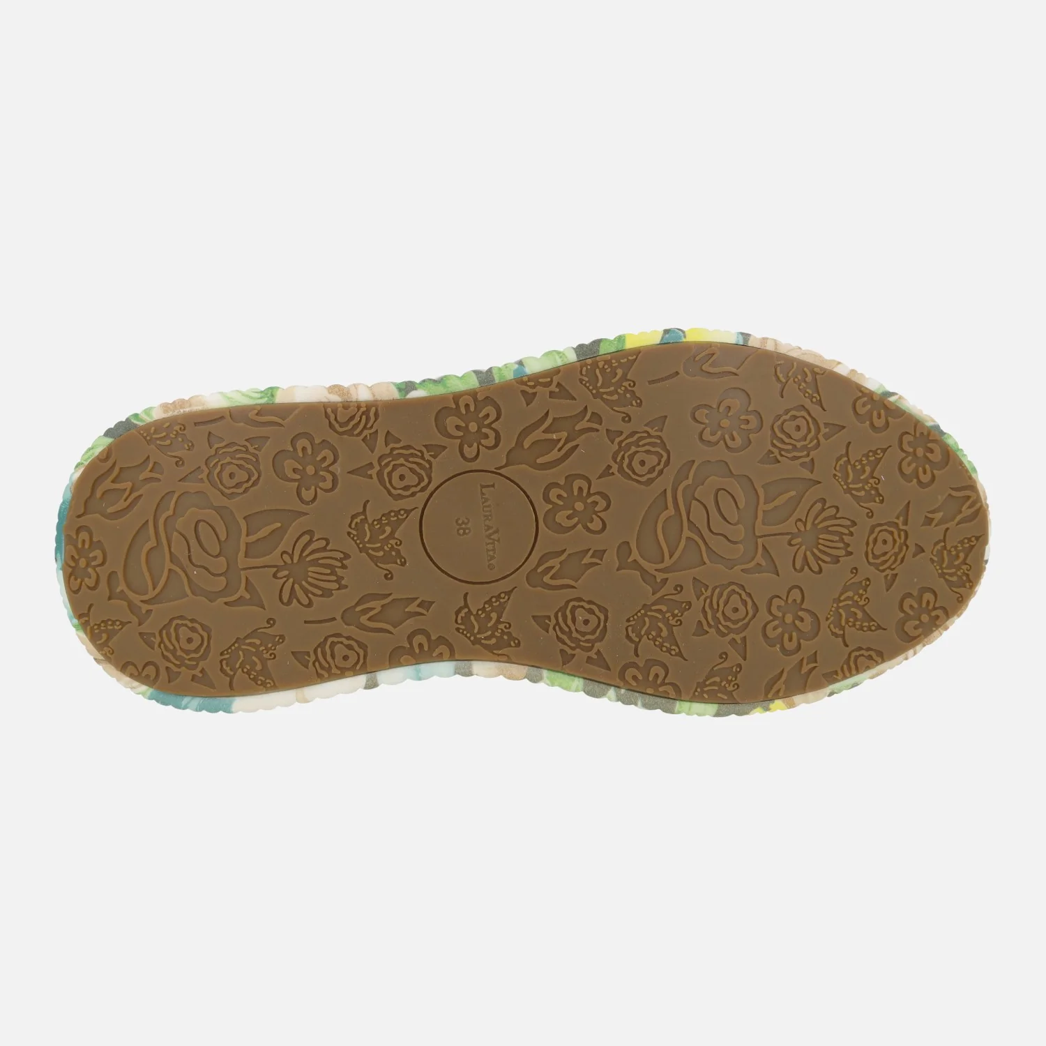 Zapatos deportivos verdes con estampado de flores Nikito 62 Anis - Image 6