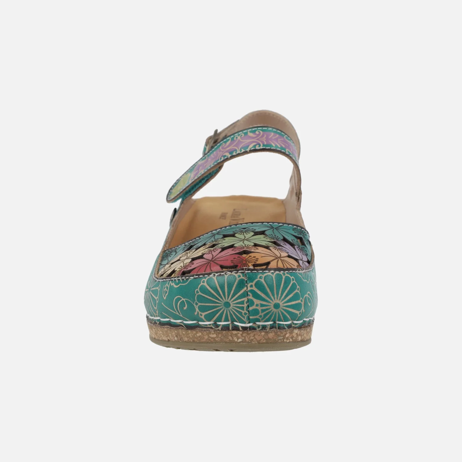 Zapatos destalonados con troquelado de flores Facscineo 0121 - Image 10