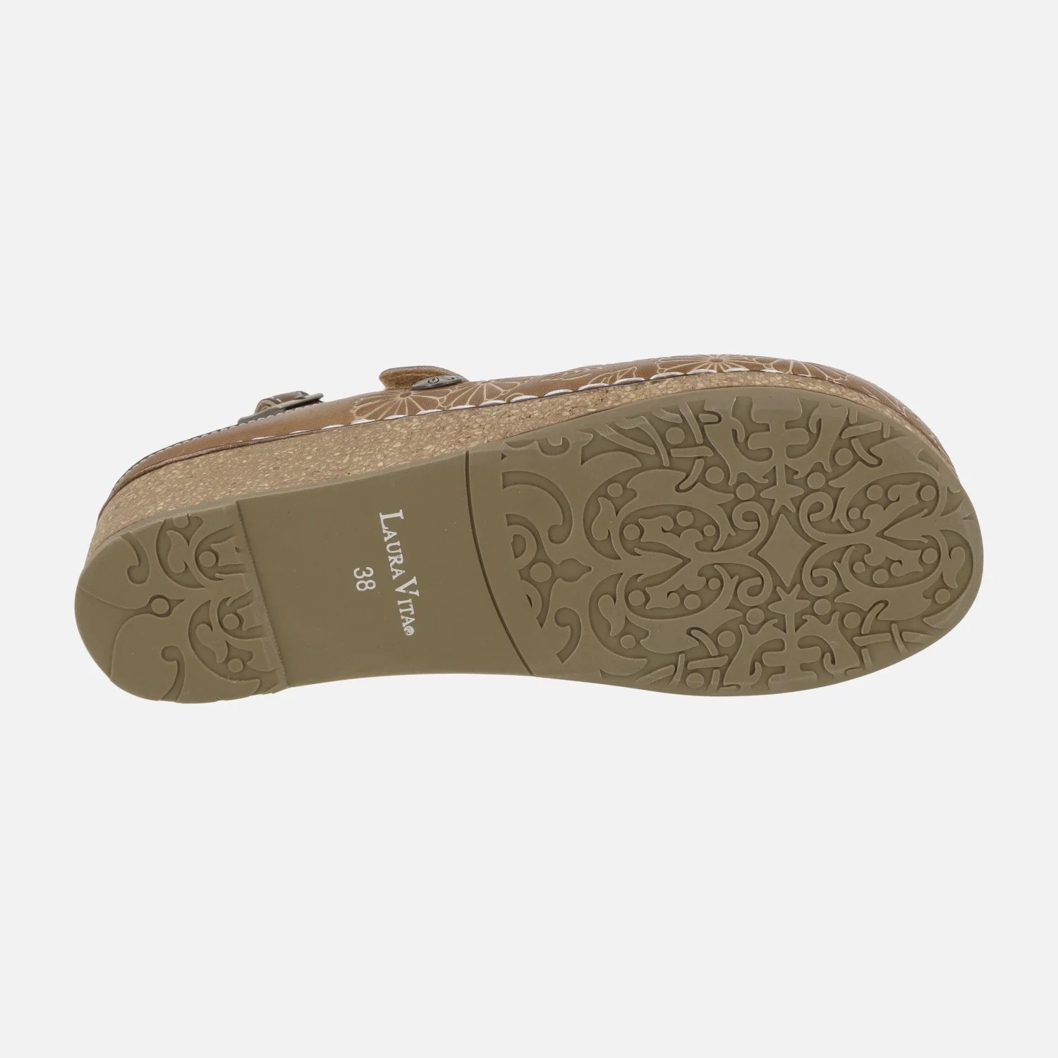 Zapatos destalonados con troquelado de flores Facscineo 0121 - Image 6