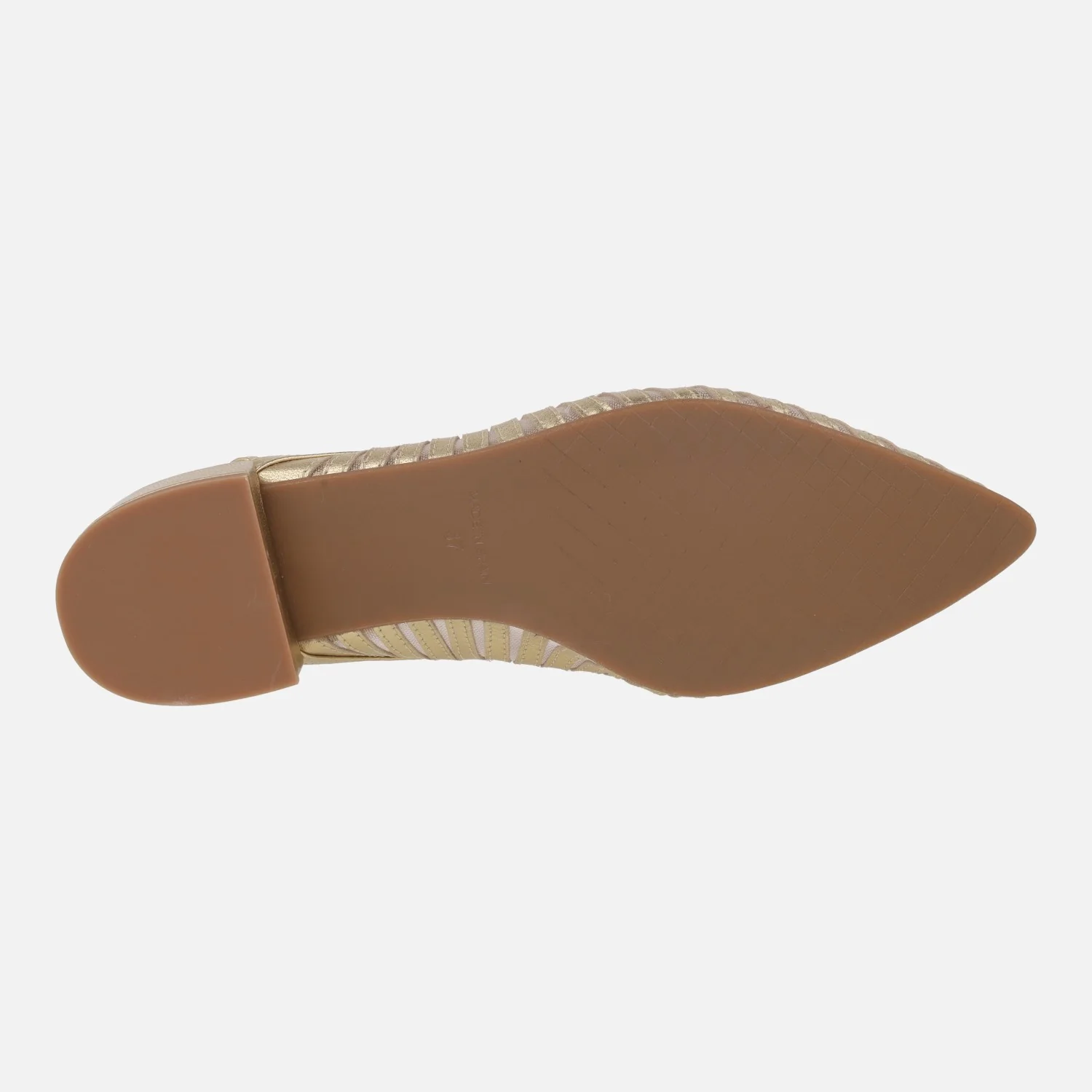 Zapatos destalonados en piel y rejilla con tacones bajos - Image 6
