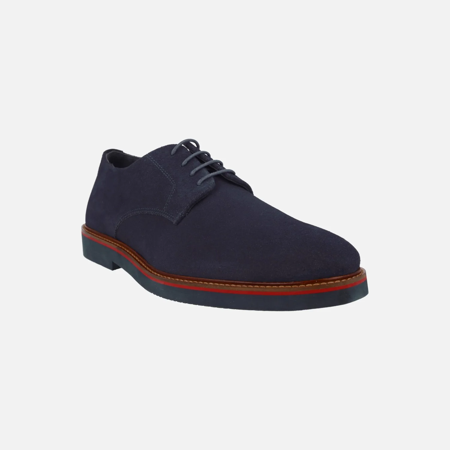 Zapatos estilo blucher para hombre en piel serraje - Image 2