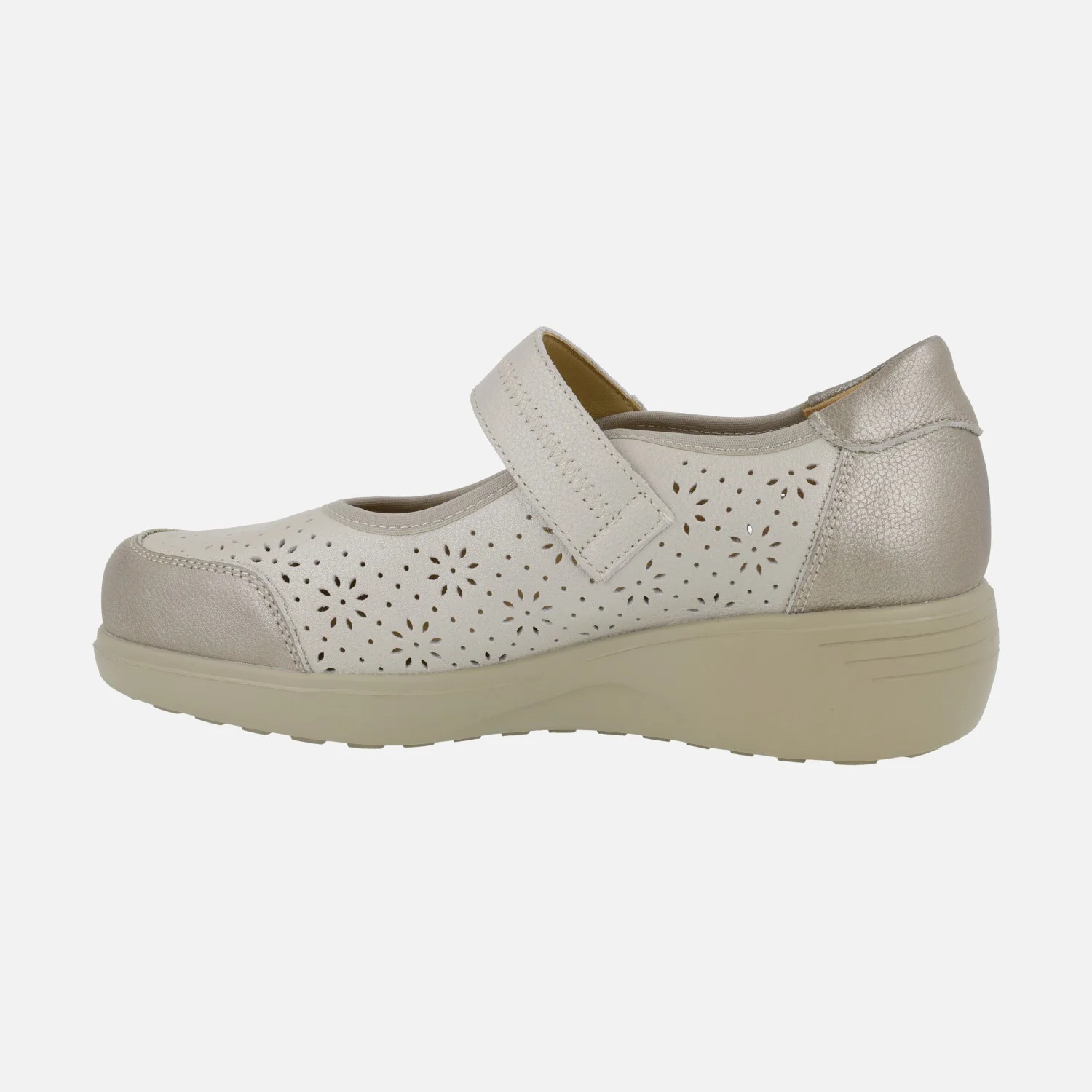 Zapatos estilo mercedes Ancho especial con cierre de velcro - Image 3