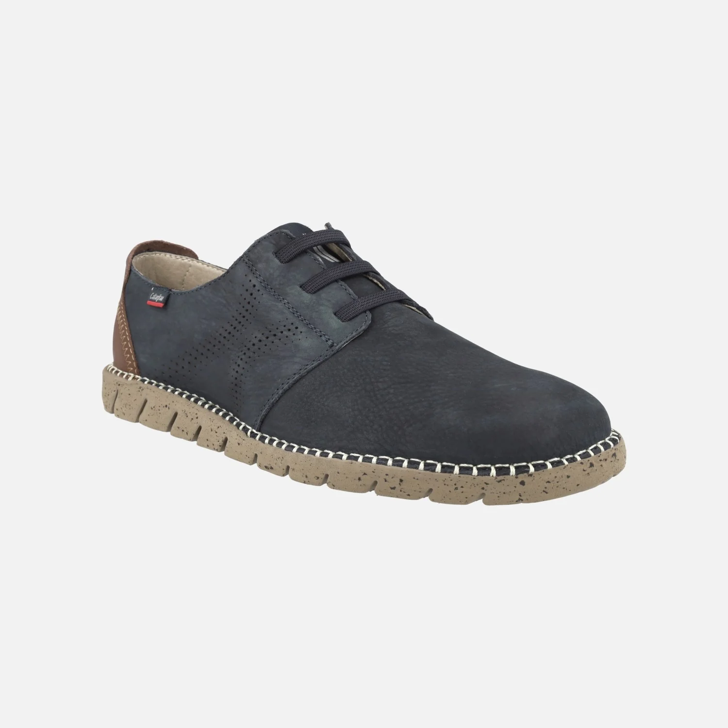 Zapatos Extralight con cordones elásticos Viz en nobuck engrasado - Image 2