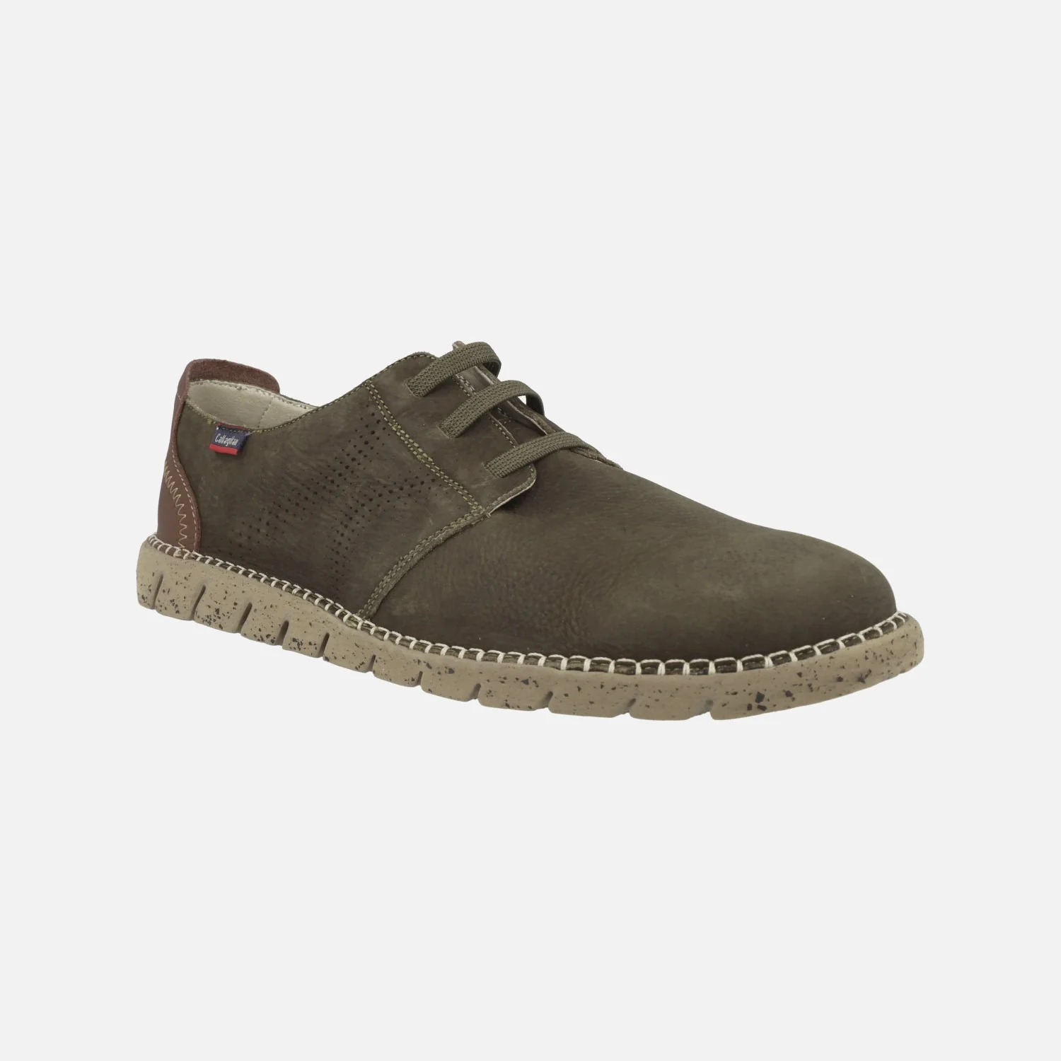 Zapatos Extralight con cordones elásticos Viz en nobuck engrasado - Image 8