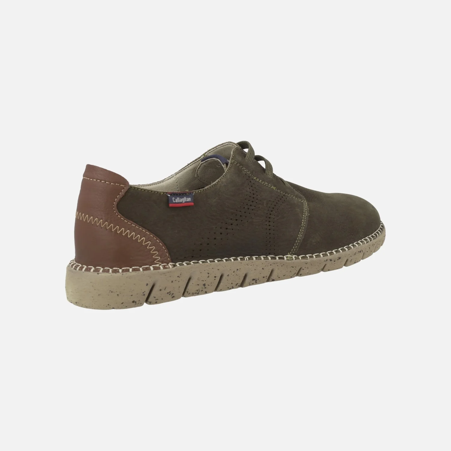 Zapatos Extralight con cordones elásticos Viz en nobuck engrasado - Image 9