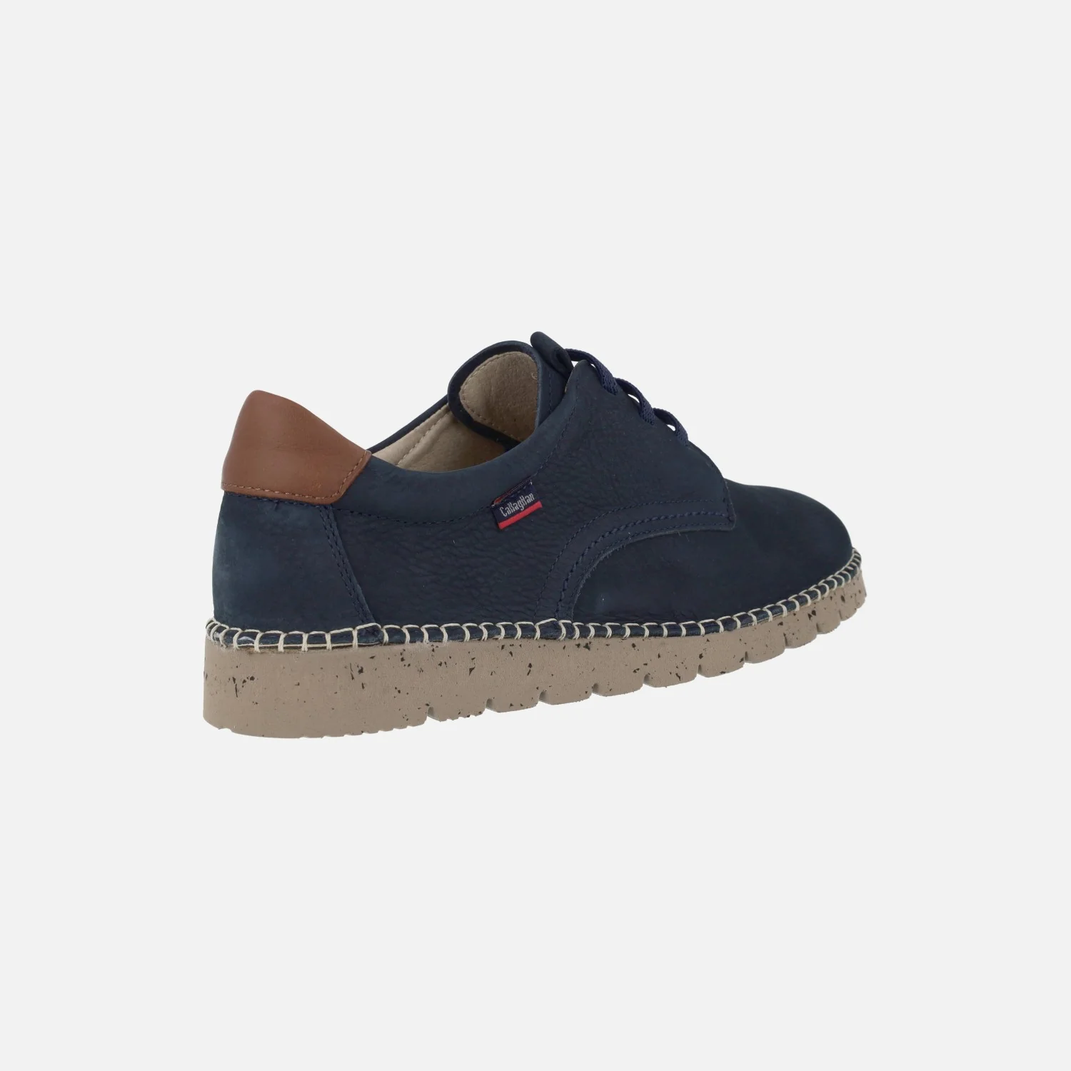 Zapatos Extralight para hombre en nobuck con cordones elásticos Terramar - Image 12