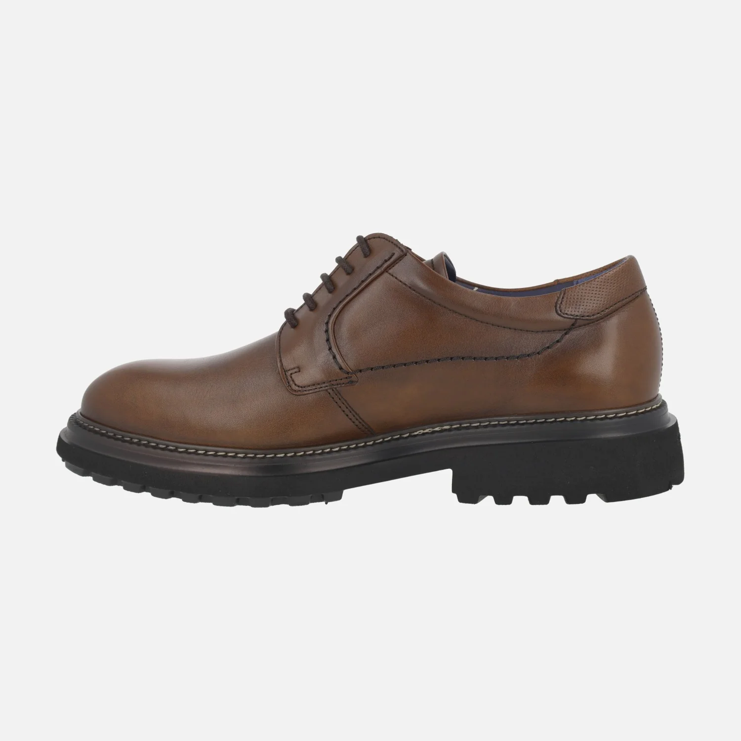 Zapatos marrones de piel Lincon con suela Extra light - Image 4