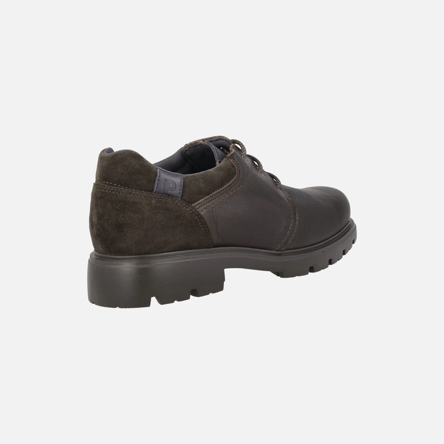 Zapatos marrones en piel y serraje con cordones para hombre - Image 3
