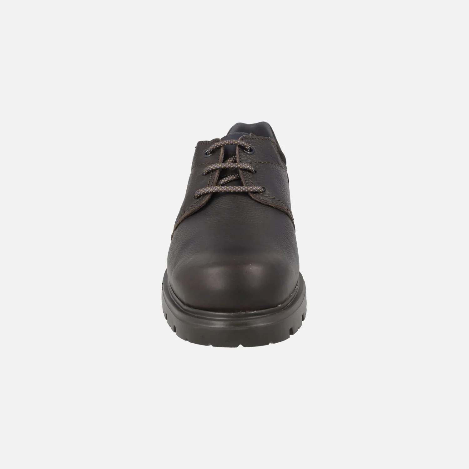 Zapatos marrones en piel y serraje con cordones para hombre - Image 5