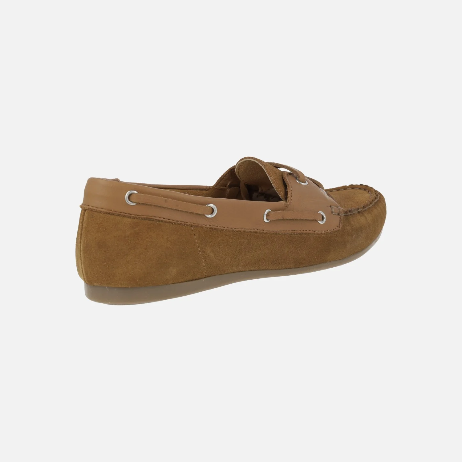 Zapatos náuticos de serraje y piel con cierre de cordones - Image 16