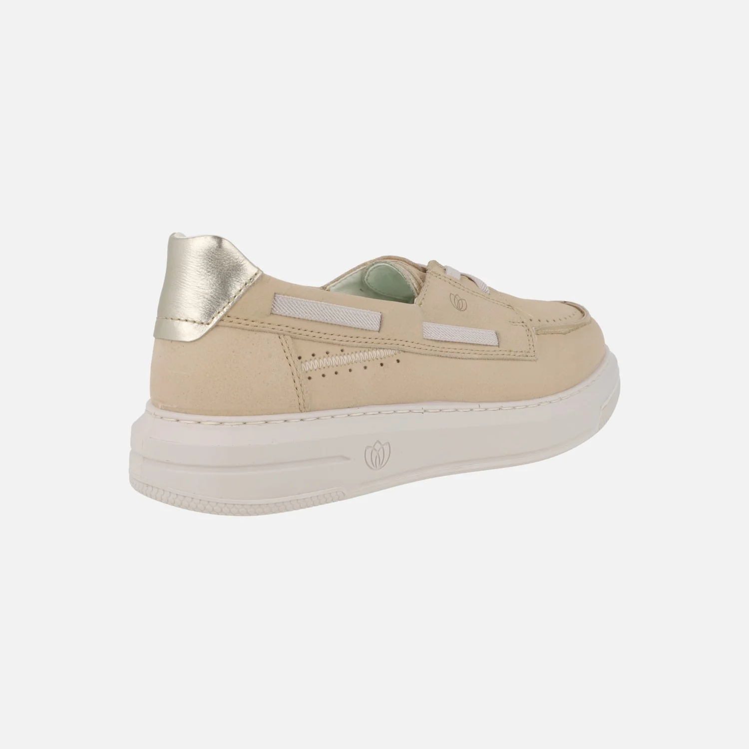 Zapatos náuticos en piel nobuck con gomas elásticas - Image 10