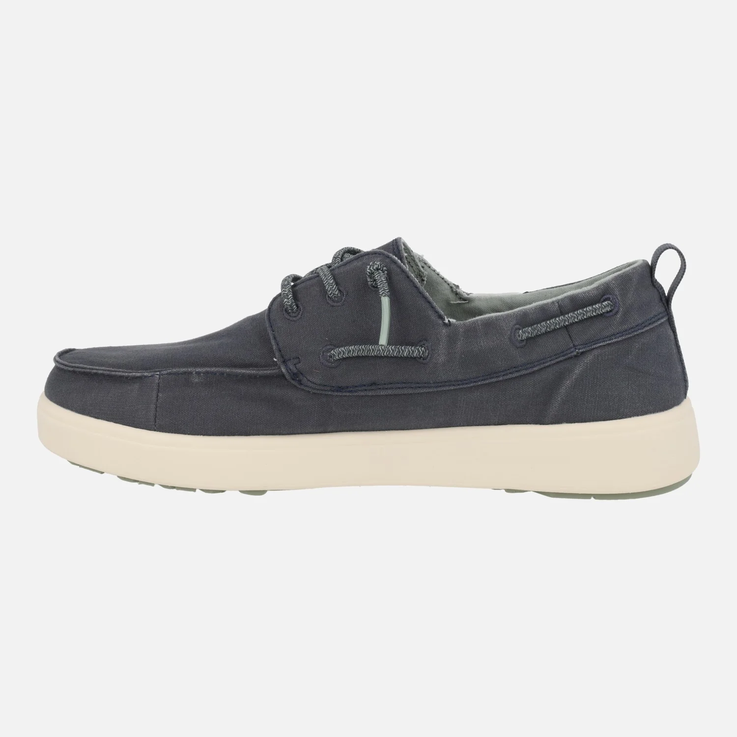 Zapatos náuticos para hombre en algodón lavado MAUI - Image 3