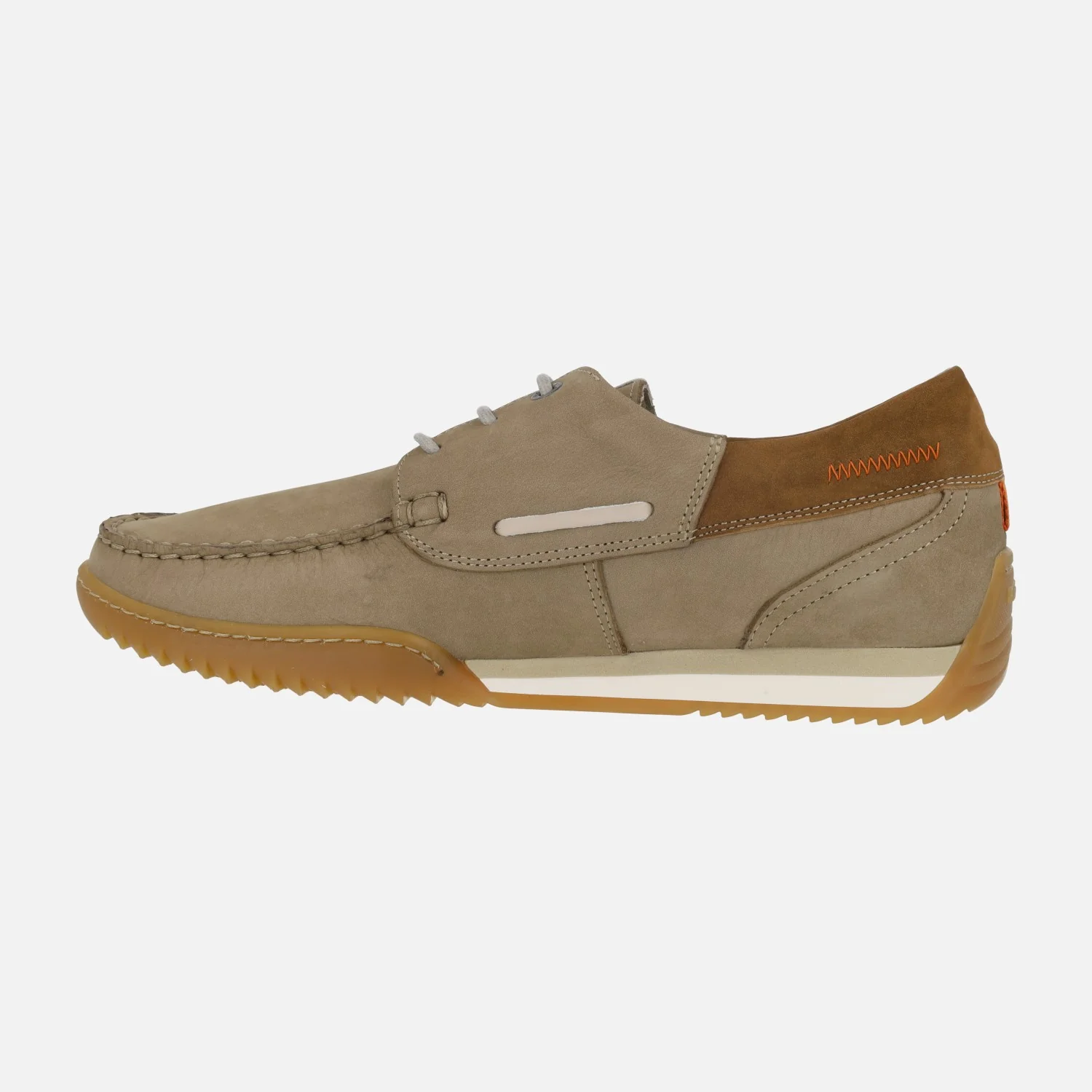 Zapatos náuticos para hombre en piel nobuck Bruno - Image 3