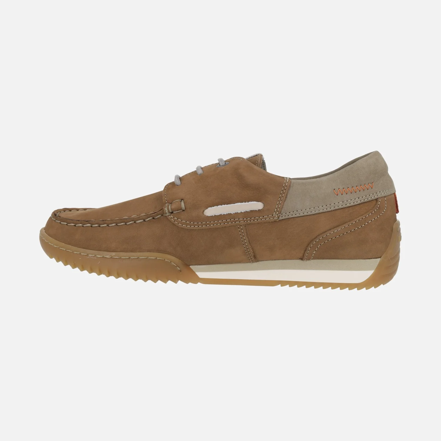 Zapatos náuticos para hombre en piel nobuck Bruno - Image 9