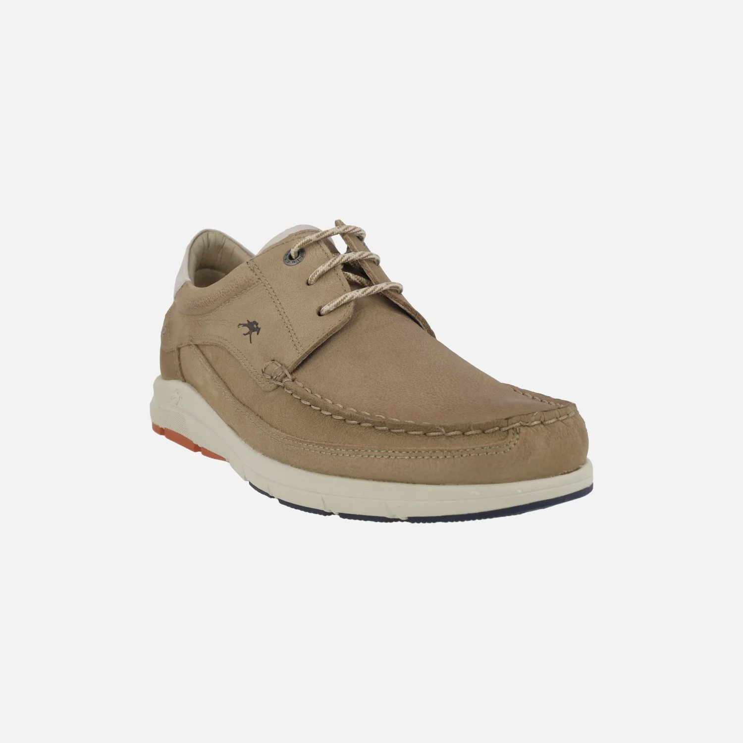 Zapatos náuticos para hombre Kai en nobuck taupe - Image 2