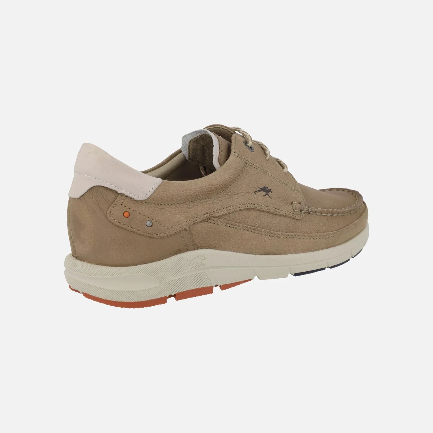 Zapatos náuticos para hombre Kai en nobuck taupe - Image 4