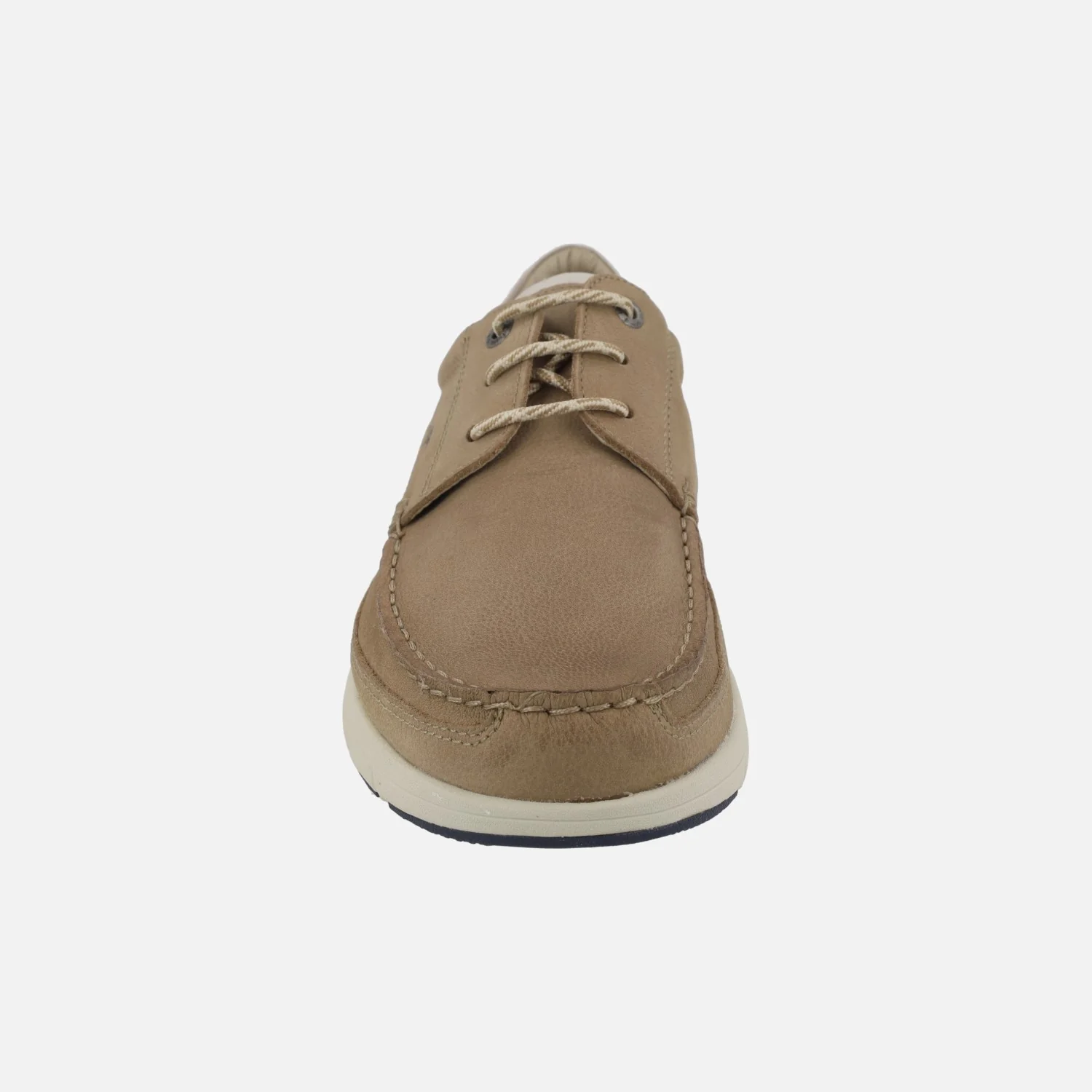 Zapatos náuticos para hombre Kai en nobuck taupe - Image 5