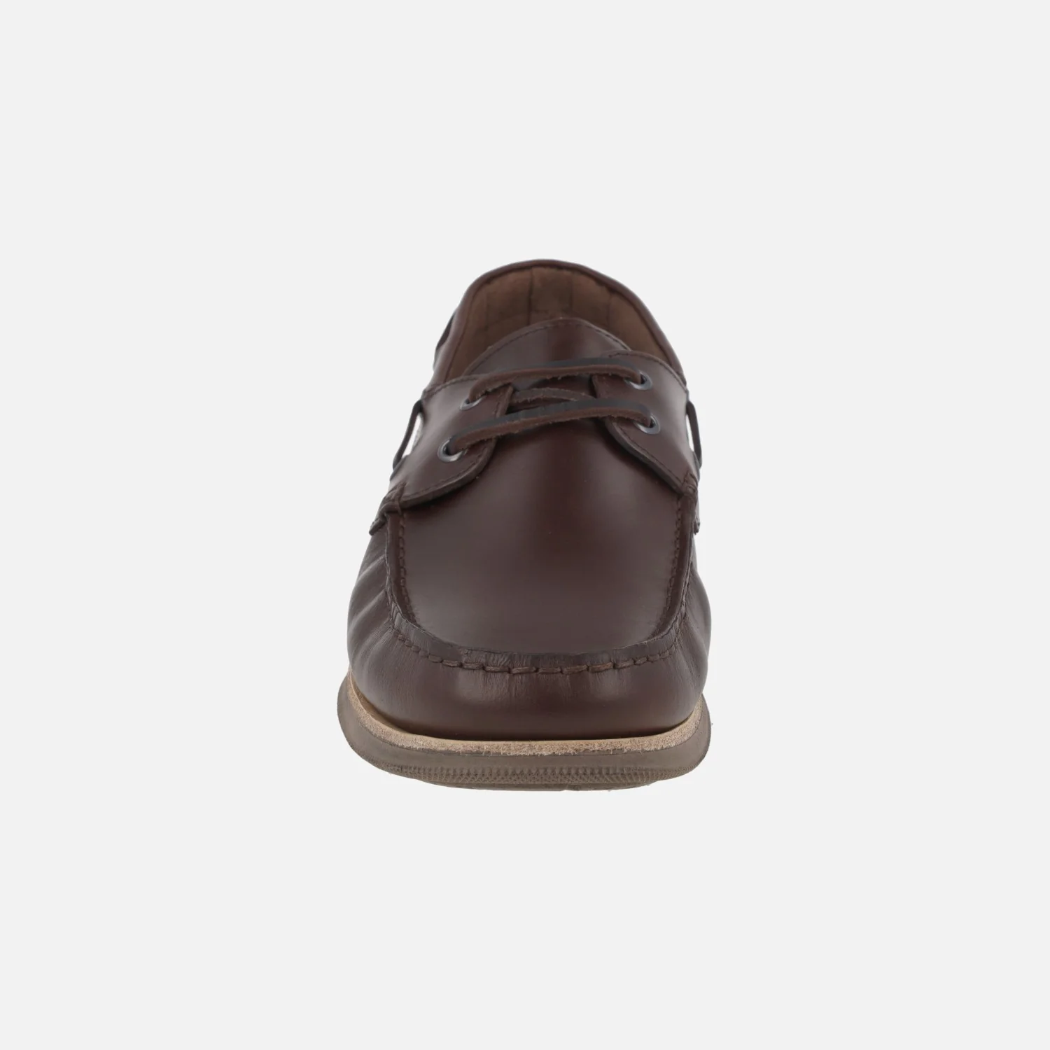 Zapatos náuticos para hombre Sailor en piel moka - Image 5