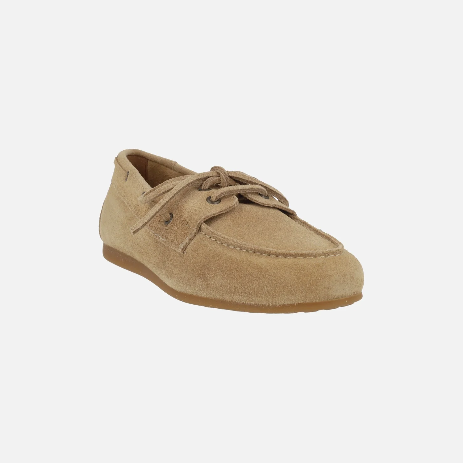 Zapatos náuticos para mujer en piel serraje Abby - Image 3