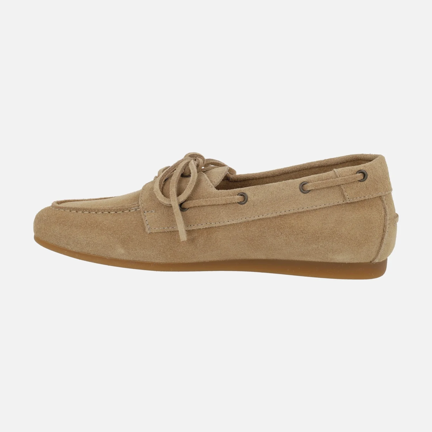 Zapatos náuticos para mujer en piel serraje Abby - Image 4