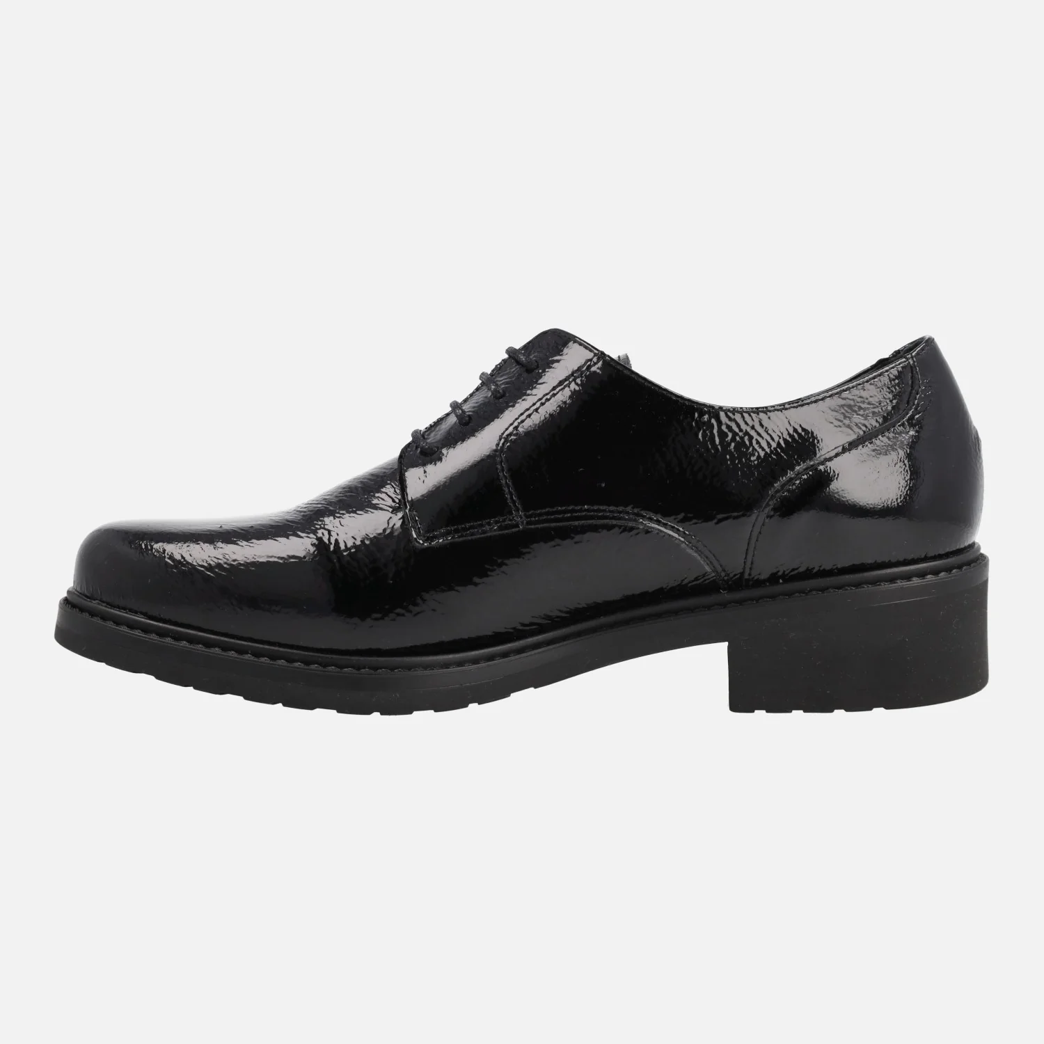 Zapatos negros de charol con cordones - Image 4
