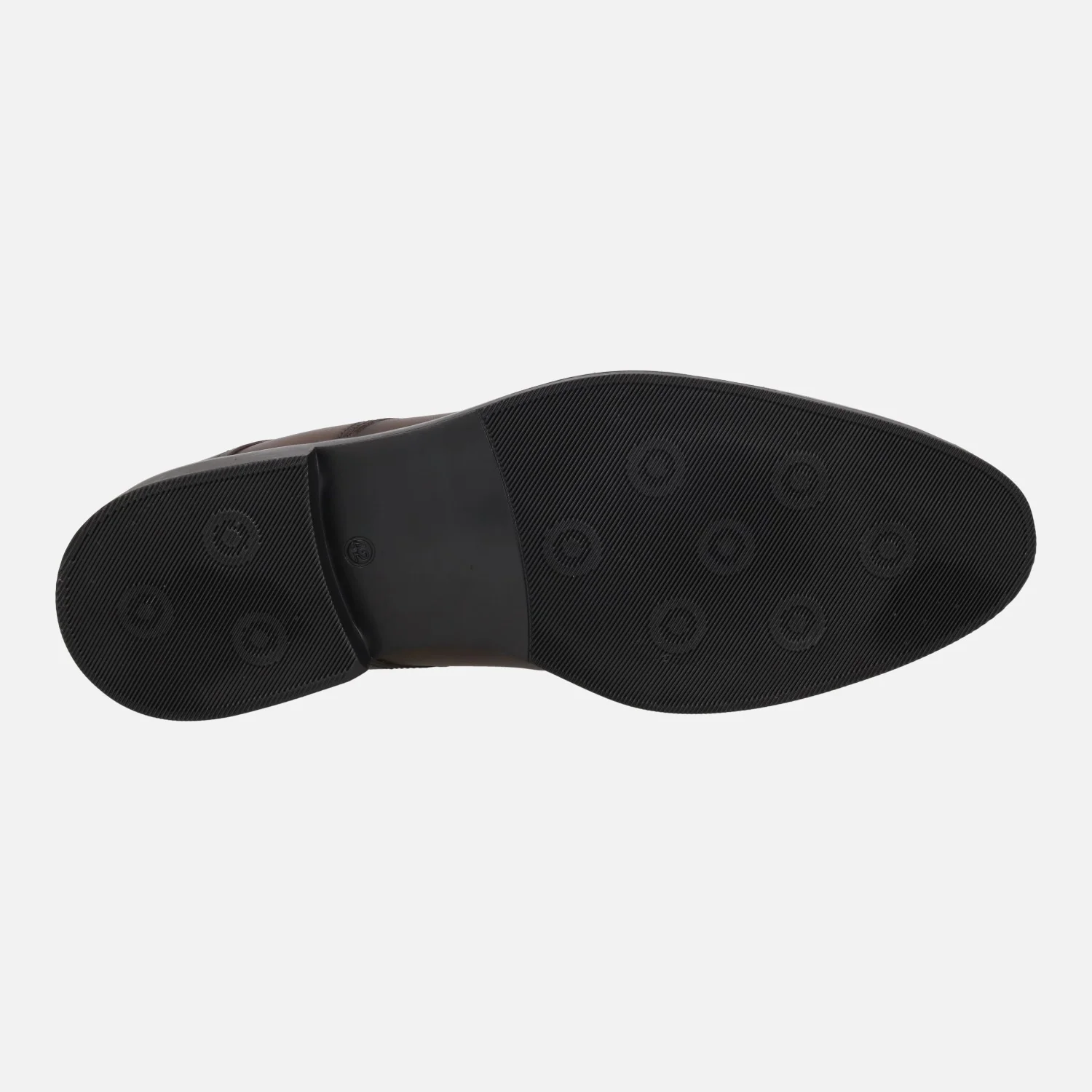 Zapatos de piel para hombre con puntera pespunteada - Image 12