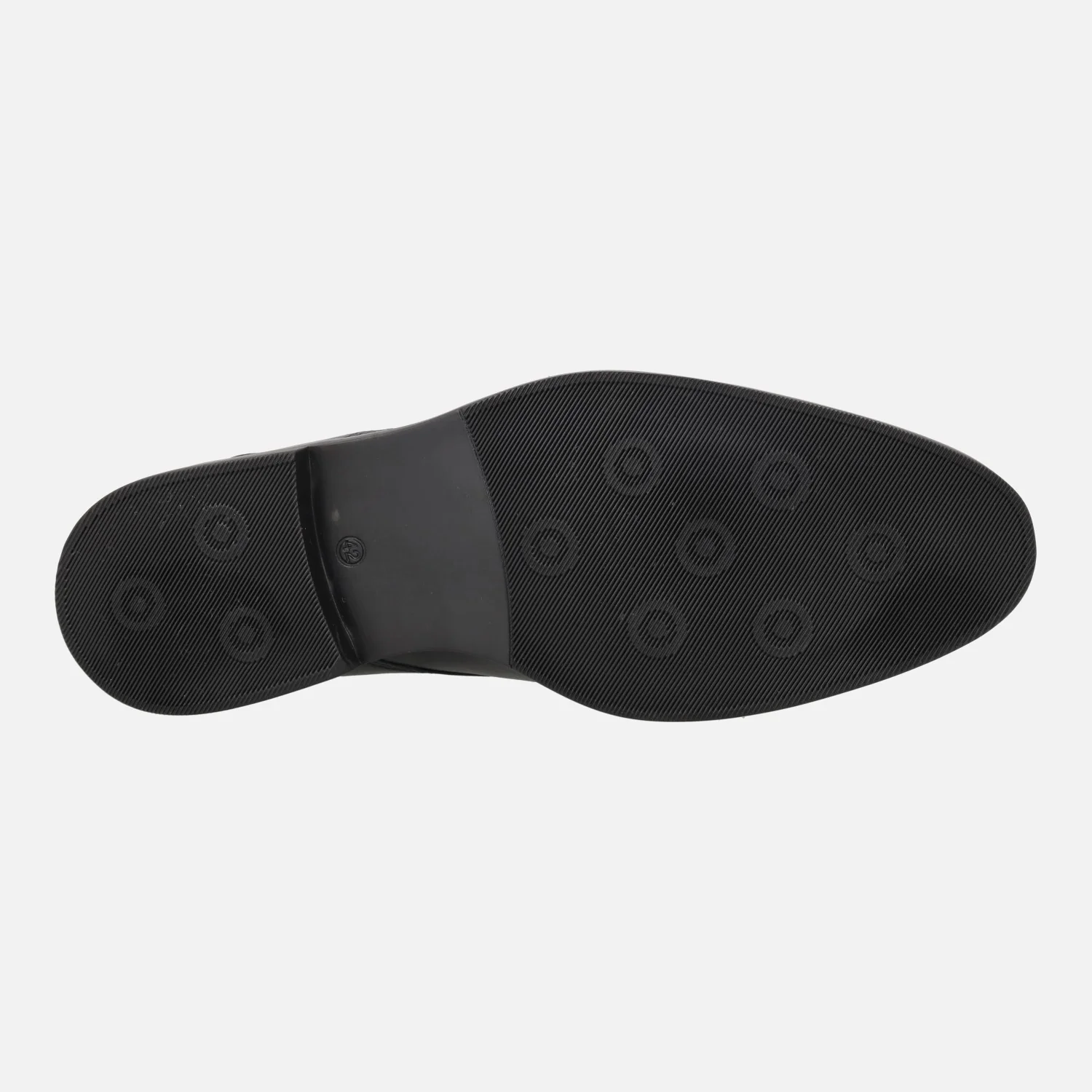 Zapatos de piel para hombre con puntera pespunteada - Image 6