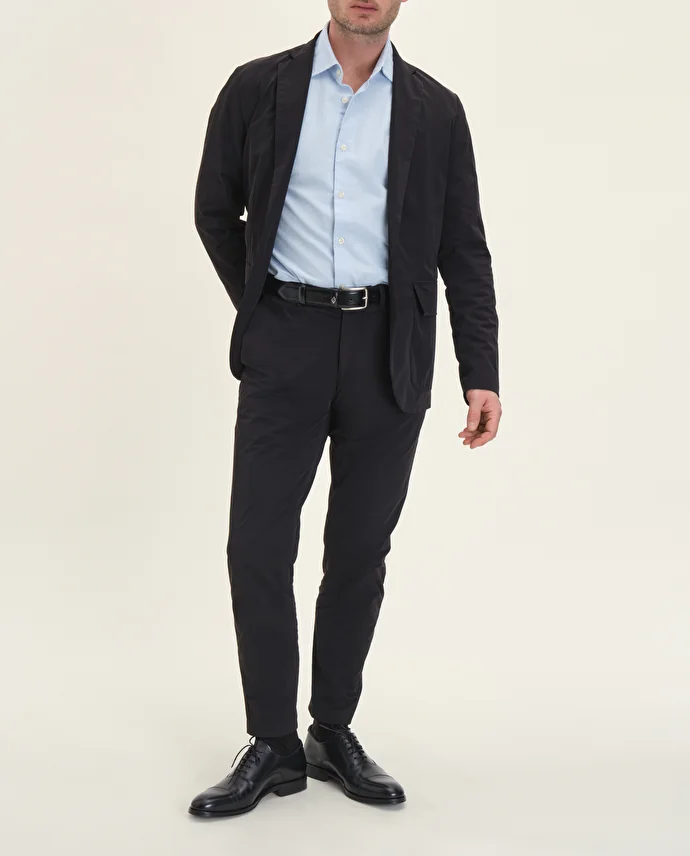 Zapatos oxford Lenox en piel negra con puntera recta - Image 3