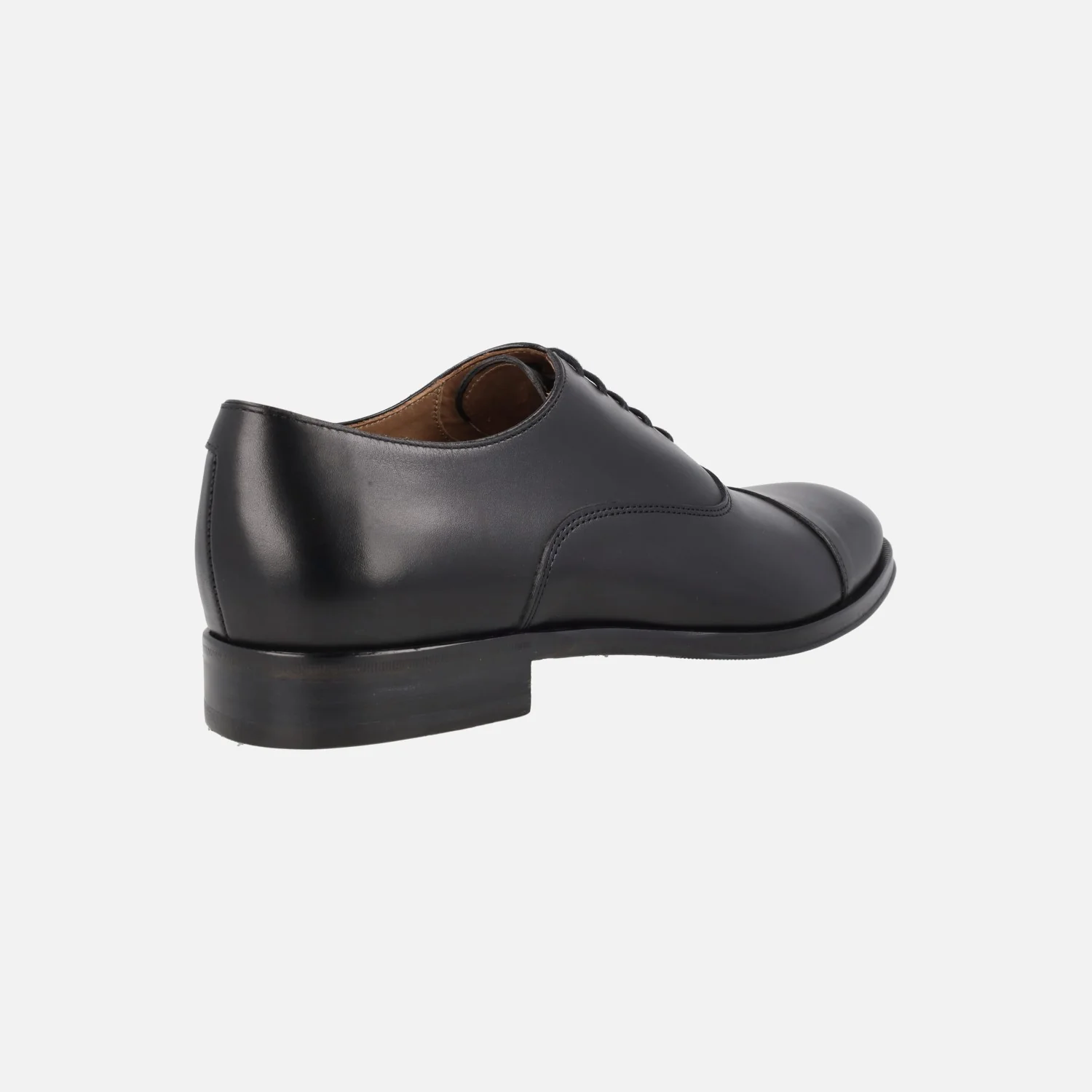 Zapatos oxford Lenox en piel negra con puntera recta - Image 6