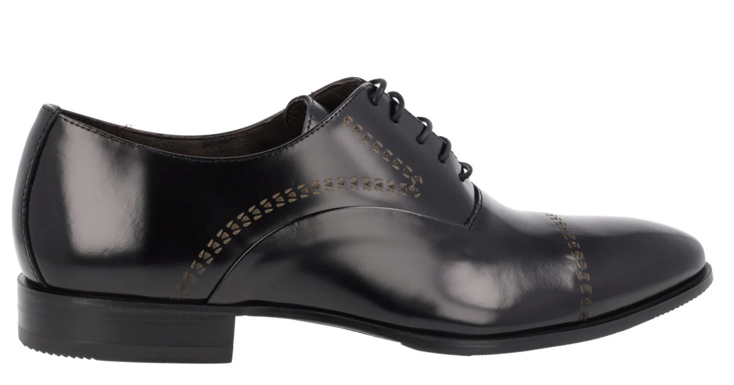 Zapatos oxford para hombre en piel antick con dibujos grabados - Image 7