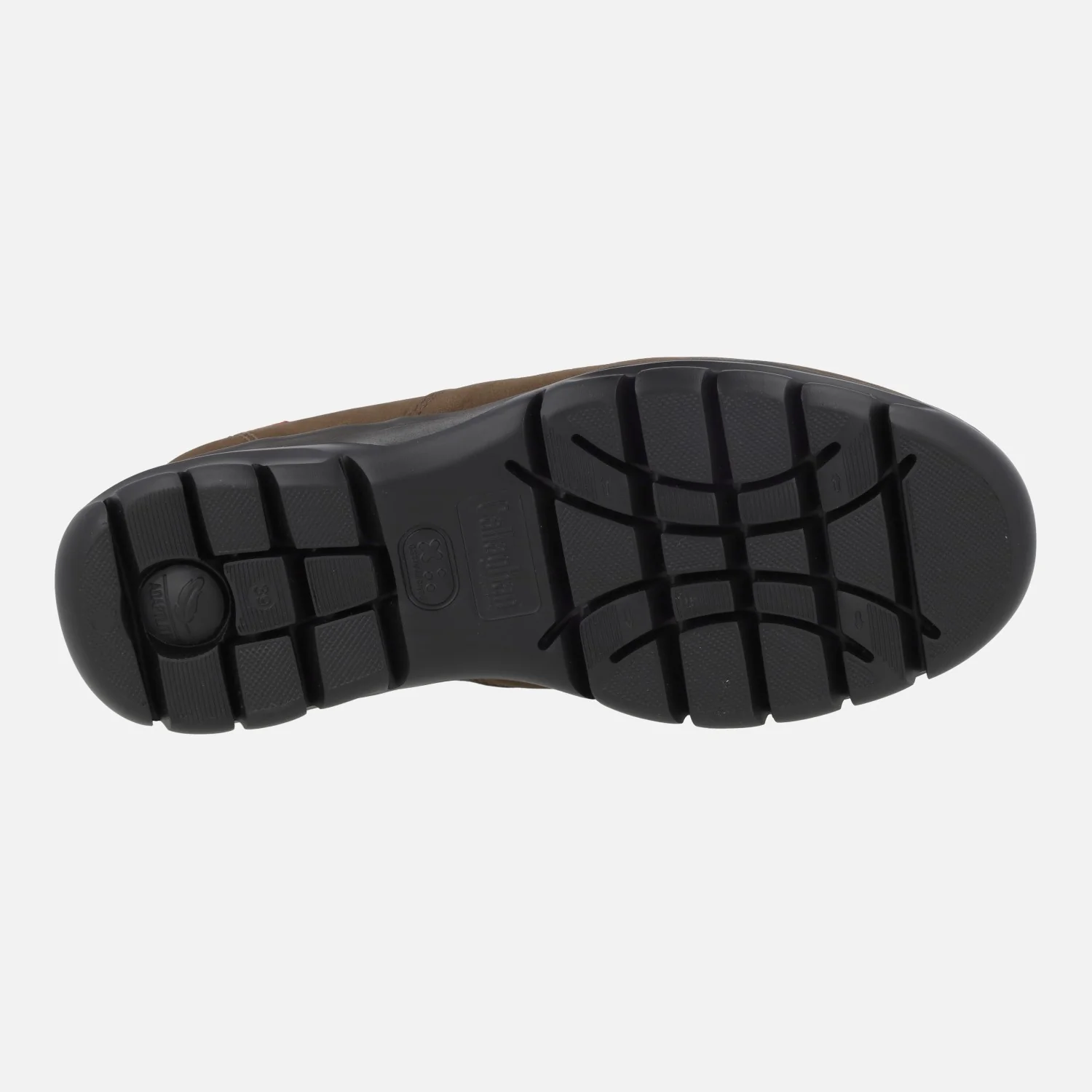 Zapatos para hombre en nobuck marrón con cordones y membrana Wateradapt - Image 6