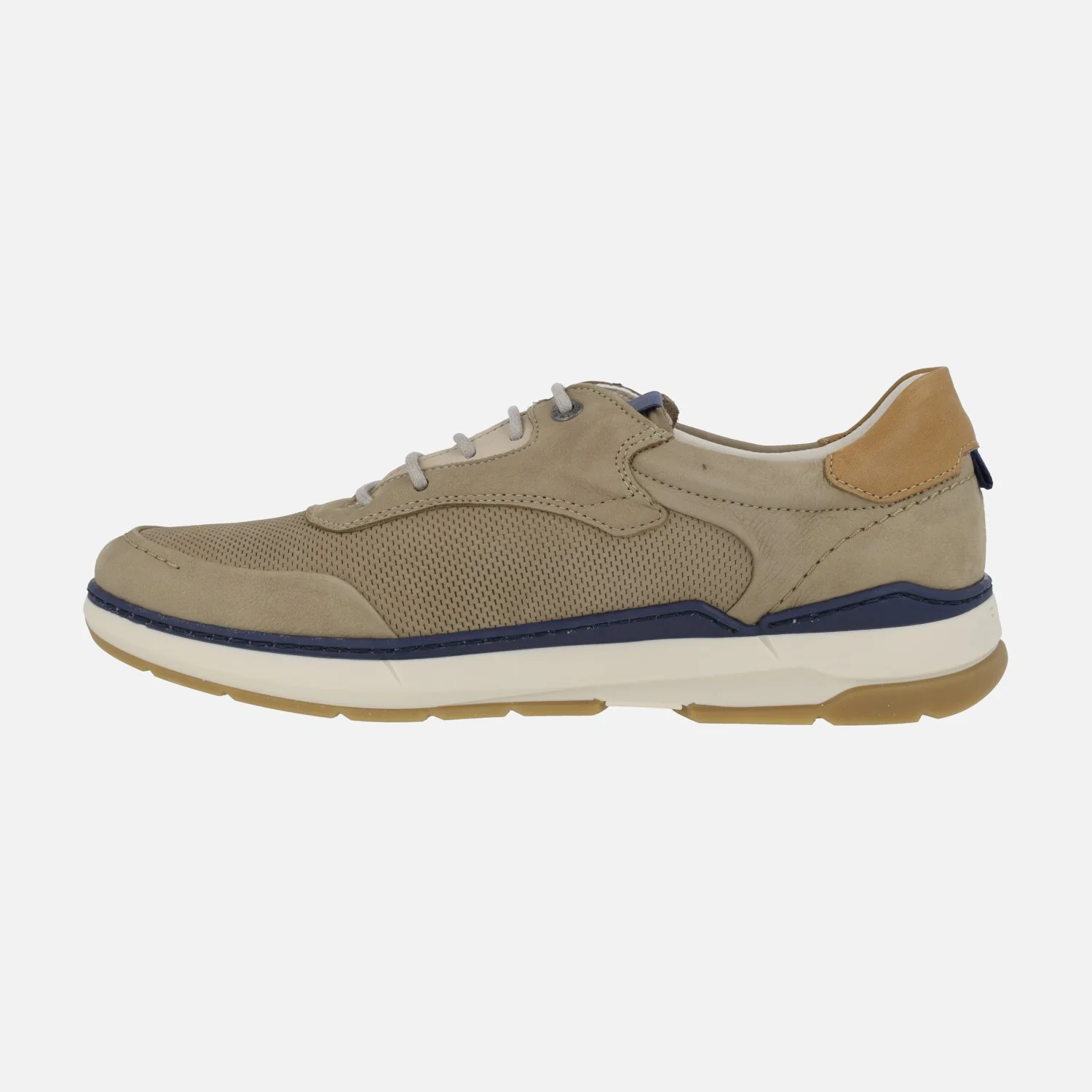 Zapatos para hombre en piel nobuck con detalle de picados Línea Jeff - Image 3
