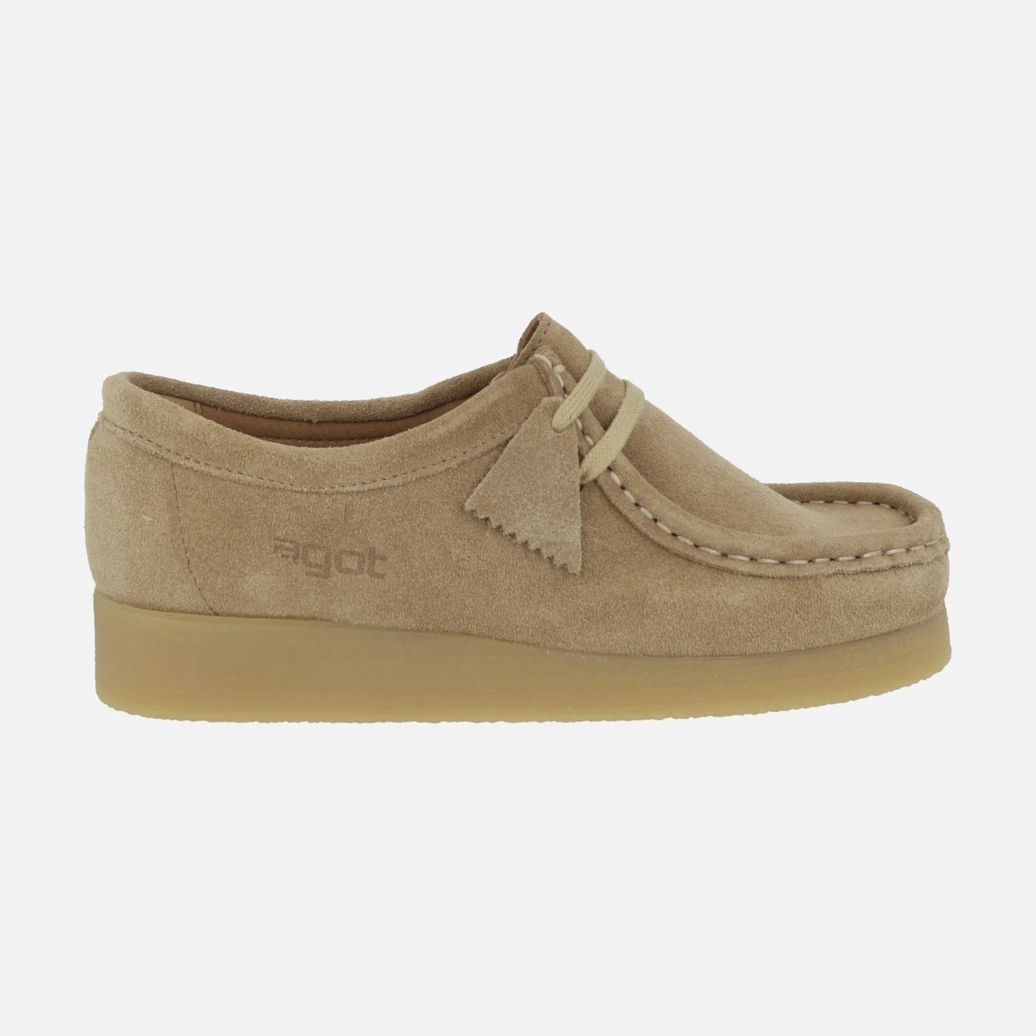Zapatos para hombre en piel serraje con cordones estilo wallabee - Image 7