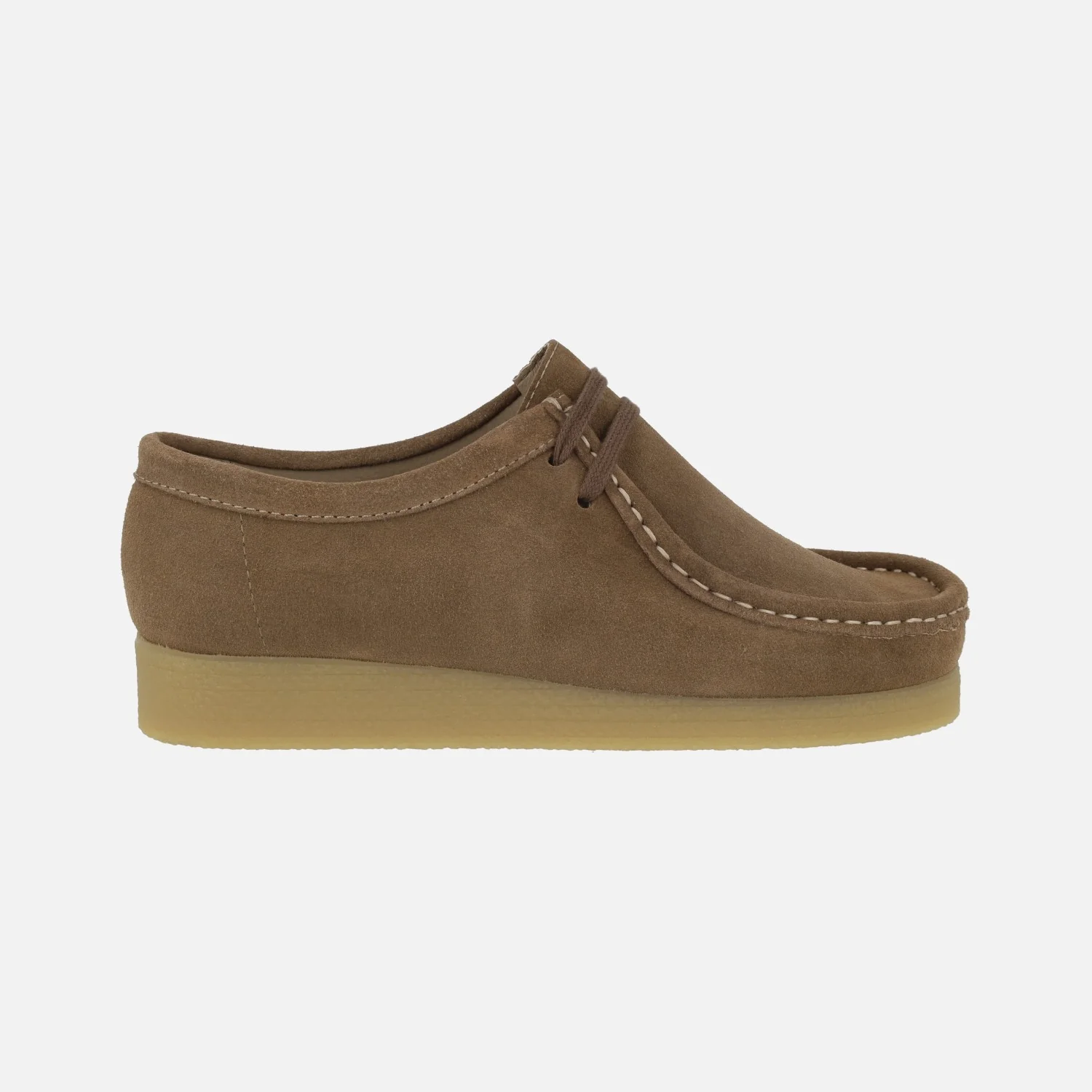 Zapatos para hombre en piel serraje con cordones estilo wallabee BEE