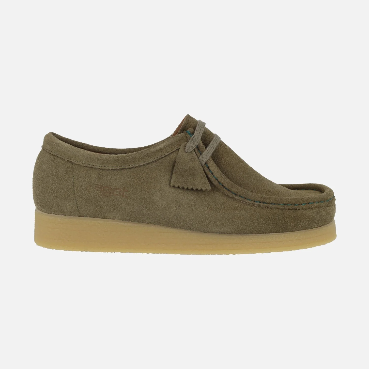 Zapatos para hombre en piel serraje con cordones estilo wallabee BEE - Image 13