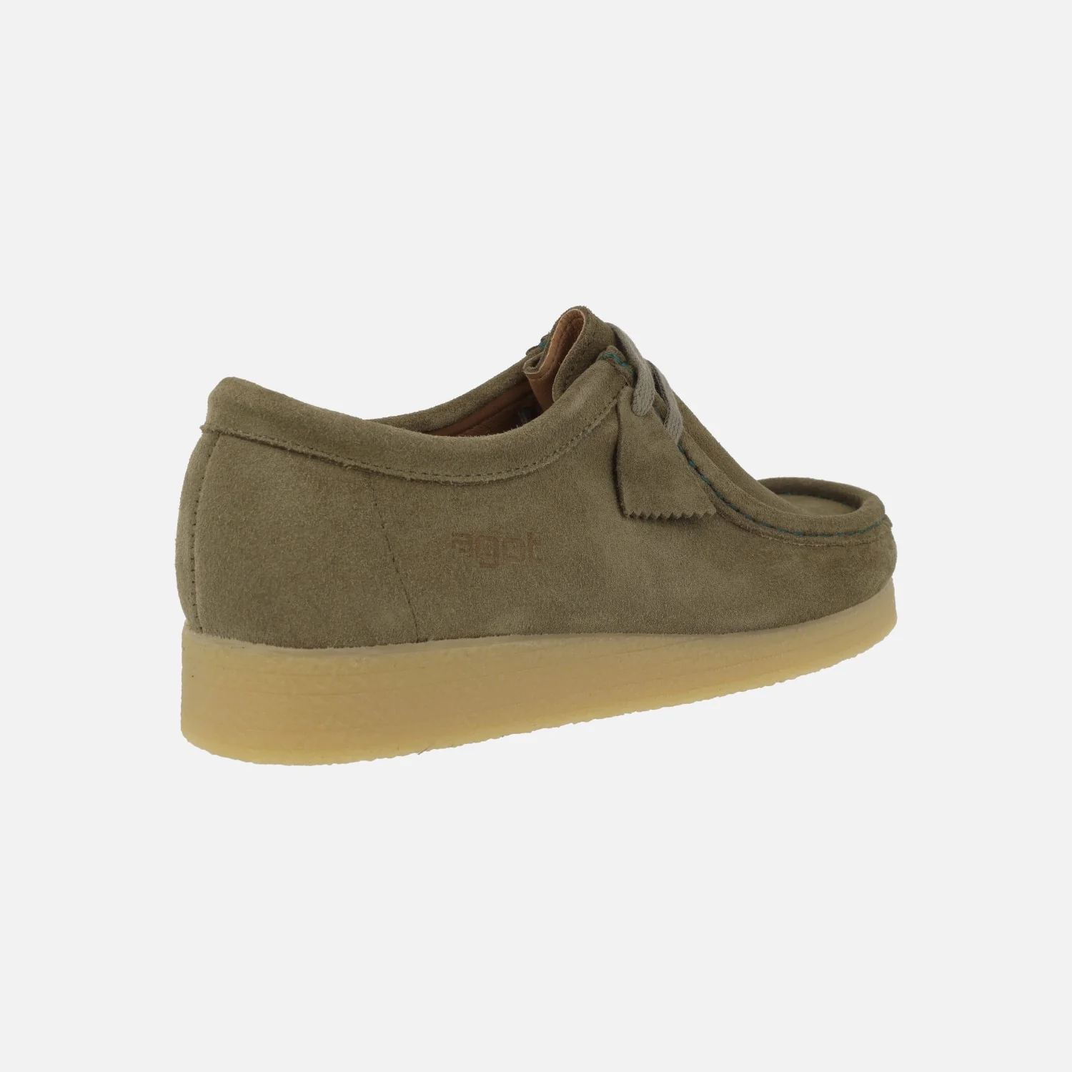 Zapatos para hombre en piel serraje con cordones estilo wallabee BEE - Image 16