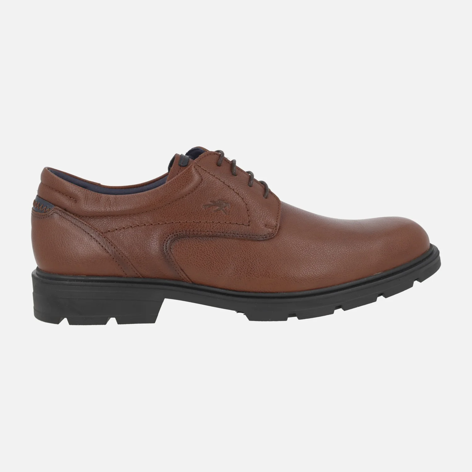 Zapatos para hombre Fredy en piel marrón con cierre de cordones