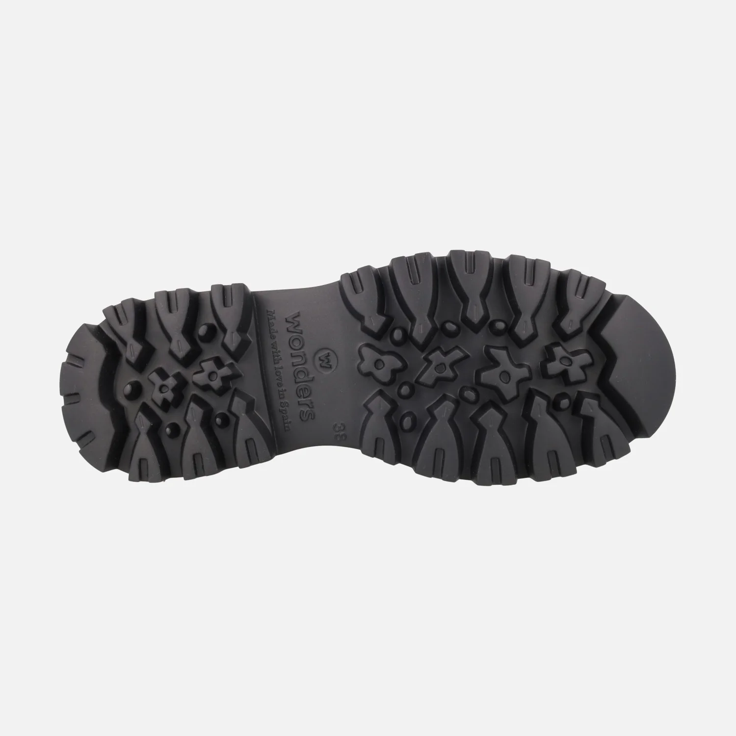 Zapatos wallabee de cordones Goodfly 14 en piel negra - Image 6