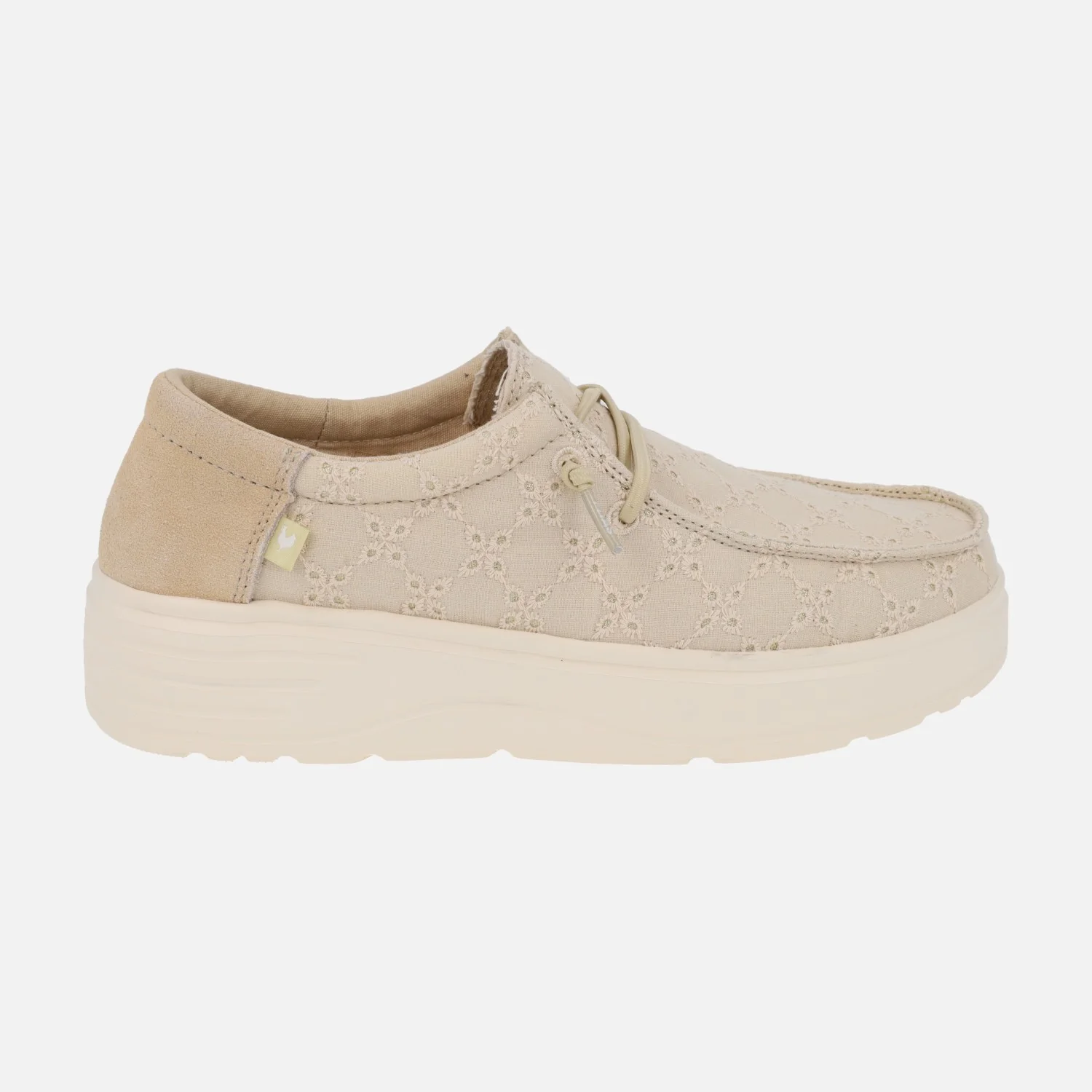 Zapatos Wallabi en tejido algodón bordado LOTTO