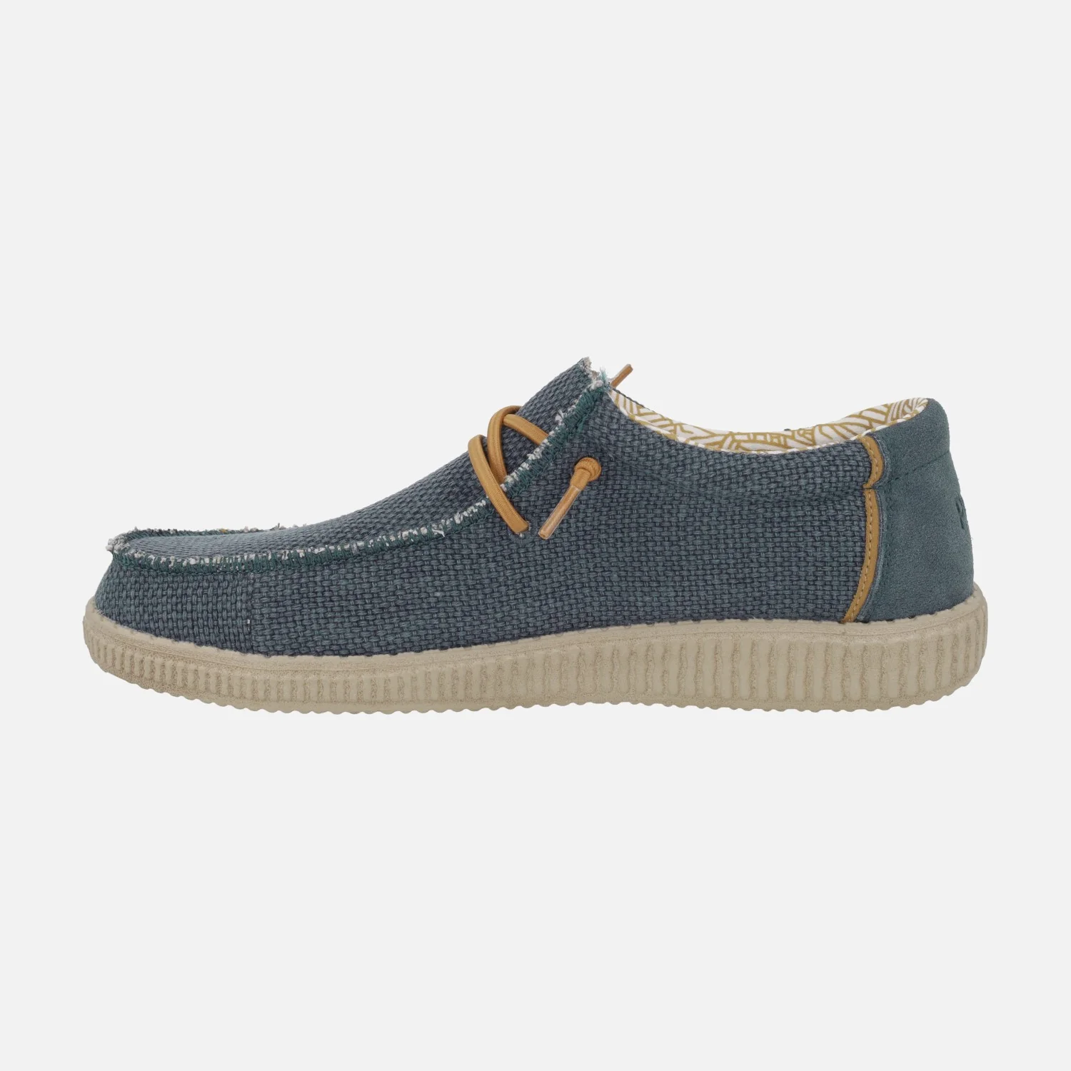 Zapatos wallabi para hombre en tejido lona y serraje WP150 Steve - Image 4