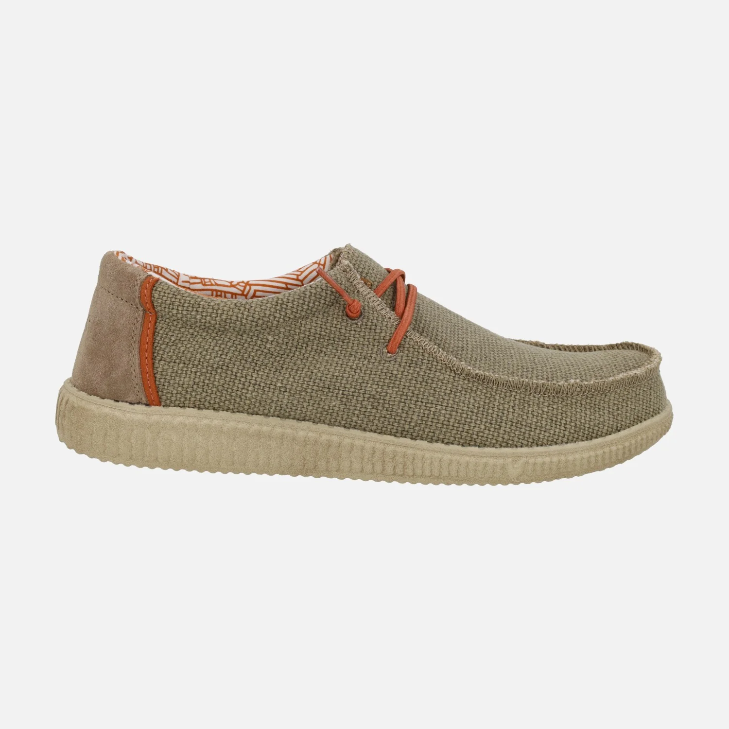 Zapatos wallabi para hombre en tejido lona y serraje WP150 Steve - Image 7
